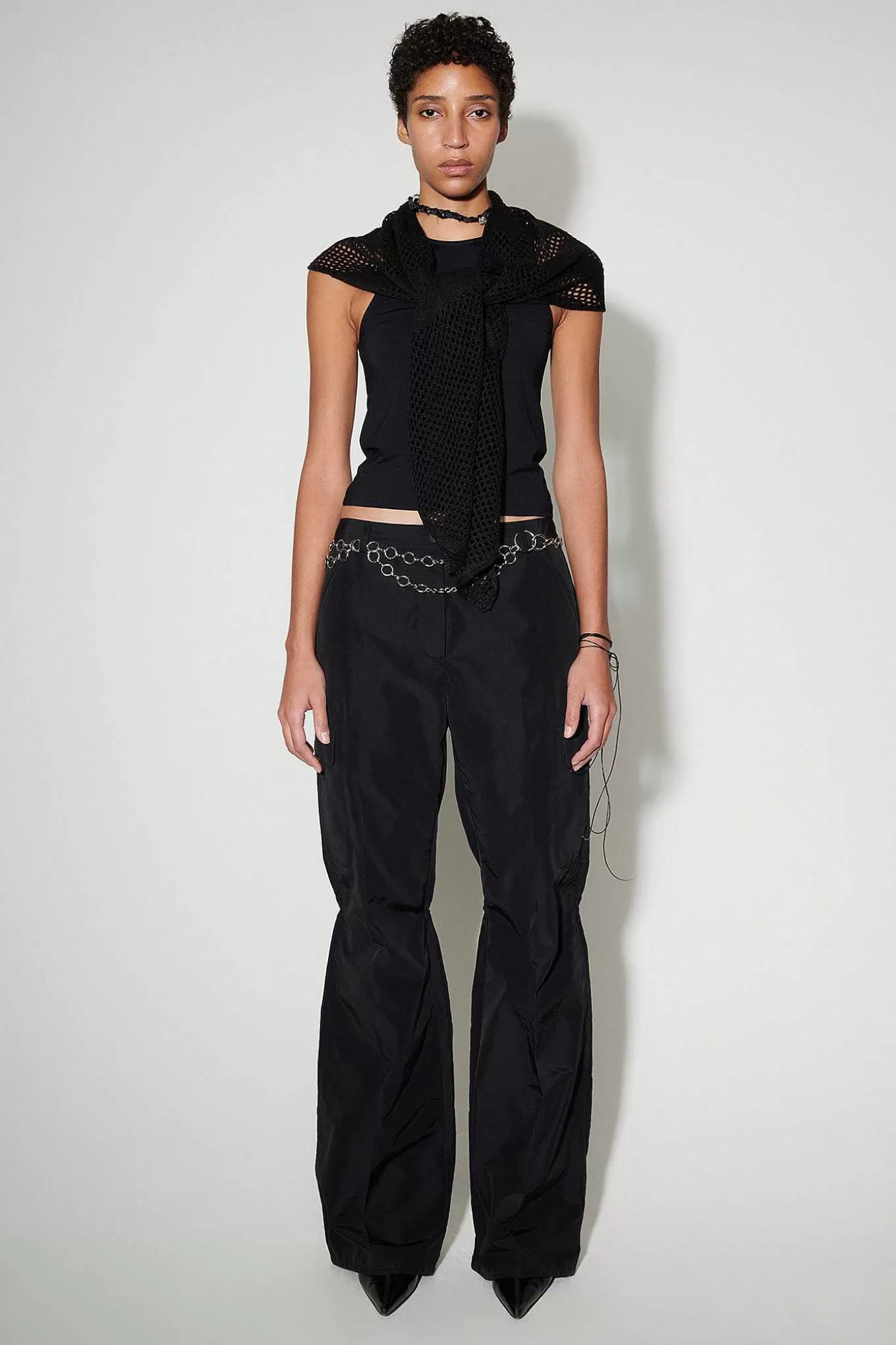 PANTALONI OUR LEGACY - Modello Alloy Byxa in Tessuto Tecnico Nylon, Elegante Nero per Stile senza Tempo