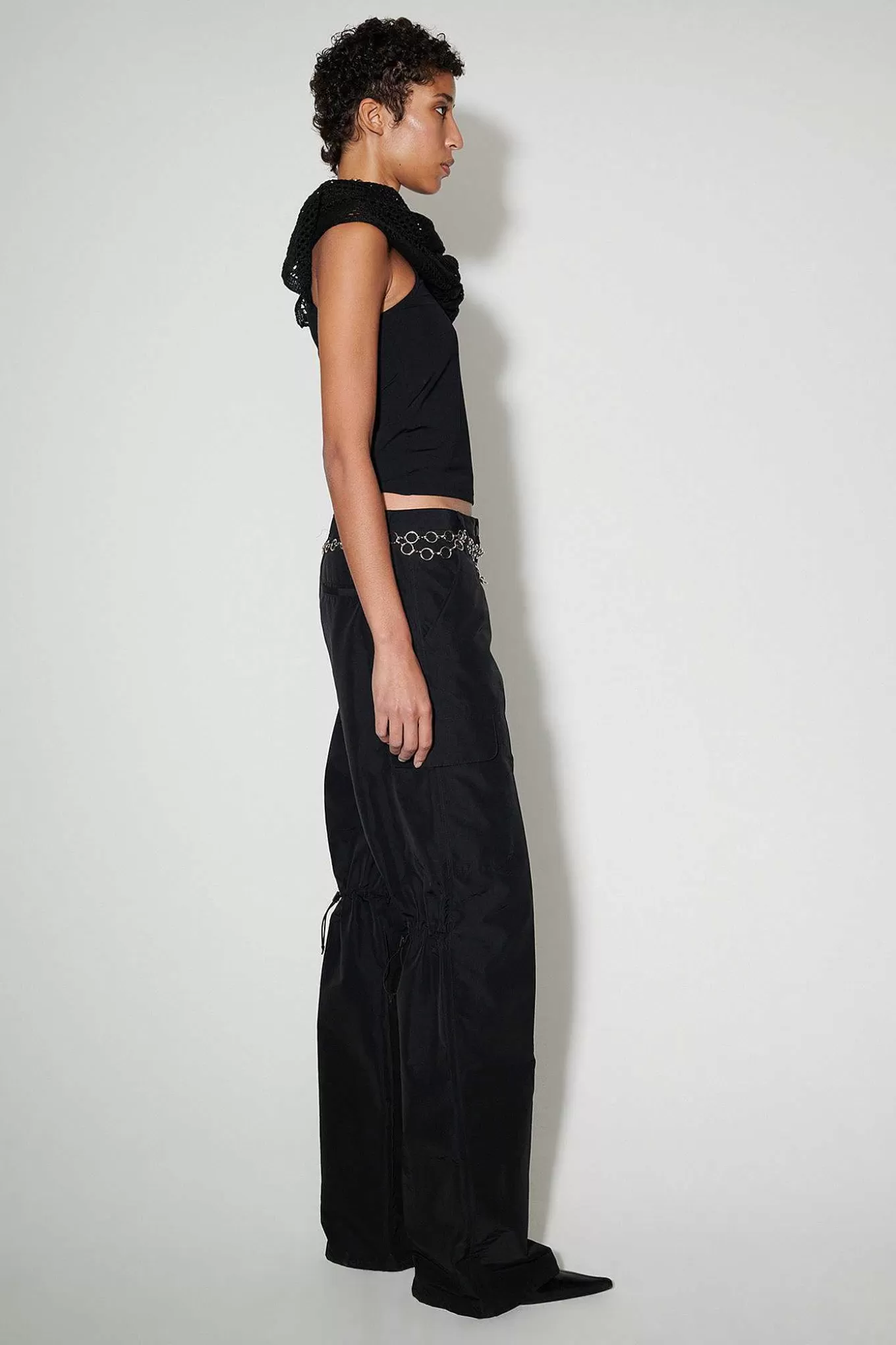 PANTALONI OUR LEGACY - Modello Alloy Byxa in Tessuto Tecnico Nylon, Elegante Nero per Stile senza Tempo