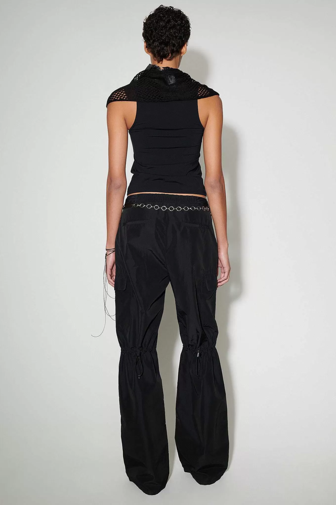 PANTALONI OUR LEGACY - Modello Alloy Byxa in Tessuto Tecnico Nylon, Elegante Nero per Stile senza Tempo
