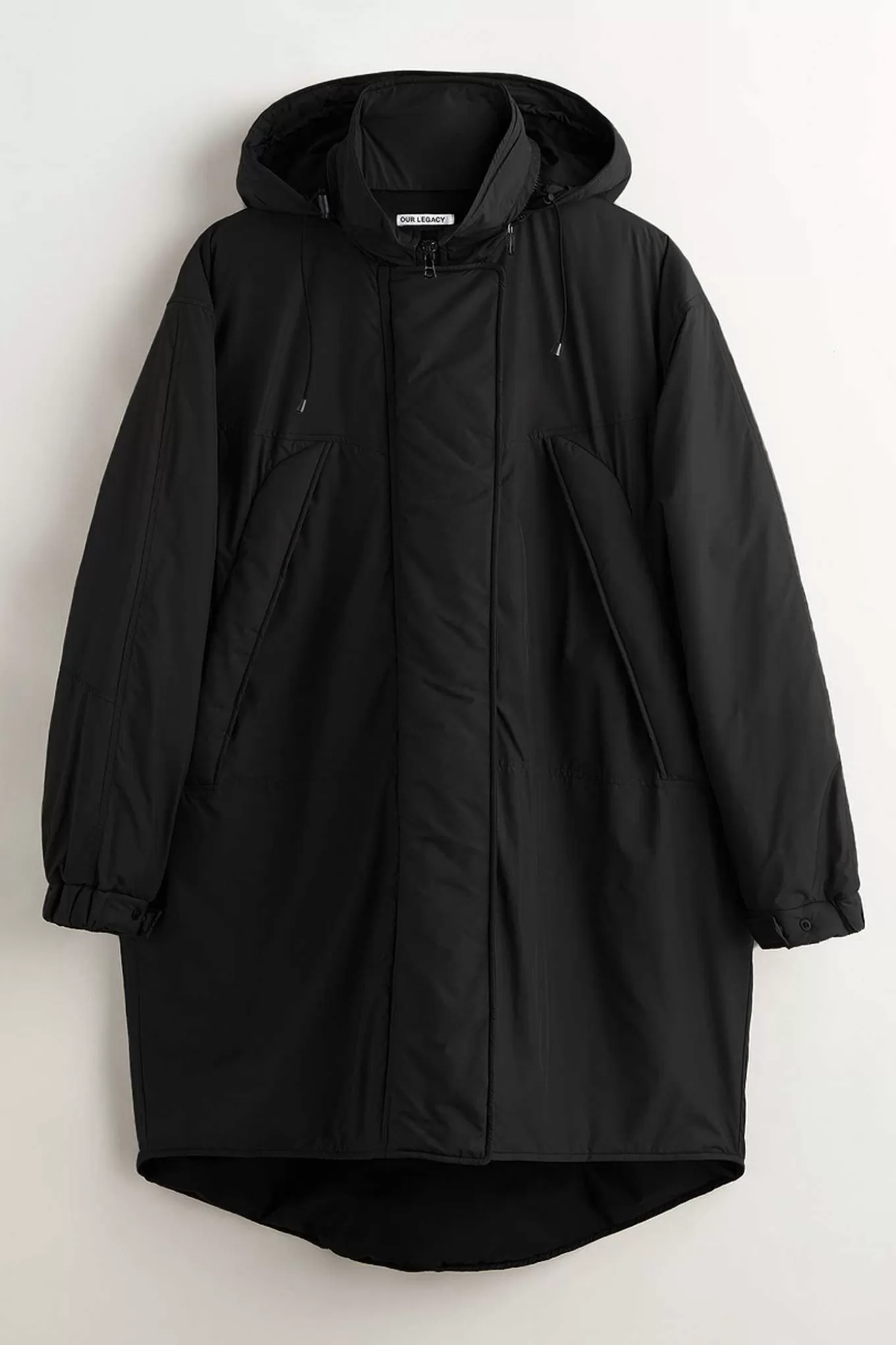 Parka Asena Unisex Our Legacy - Nero Ecologico in Poliestere Riciclato