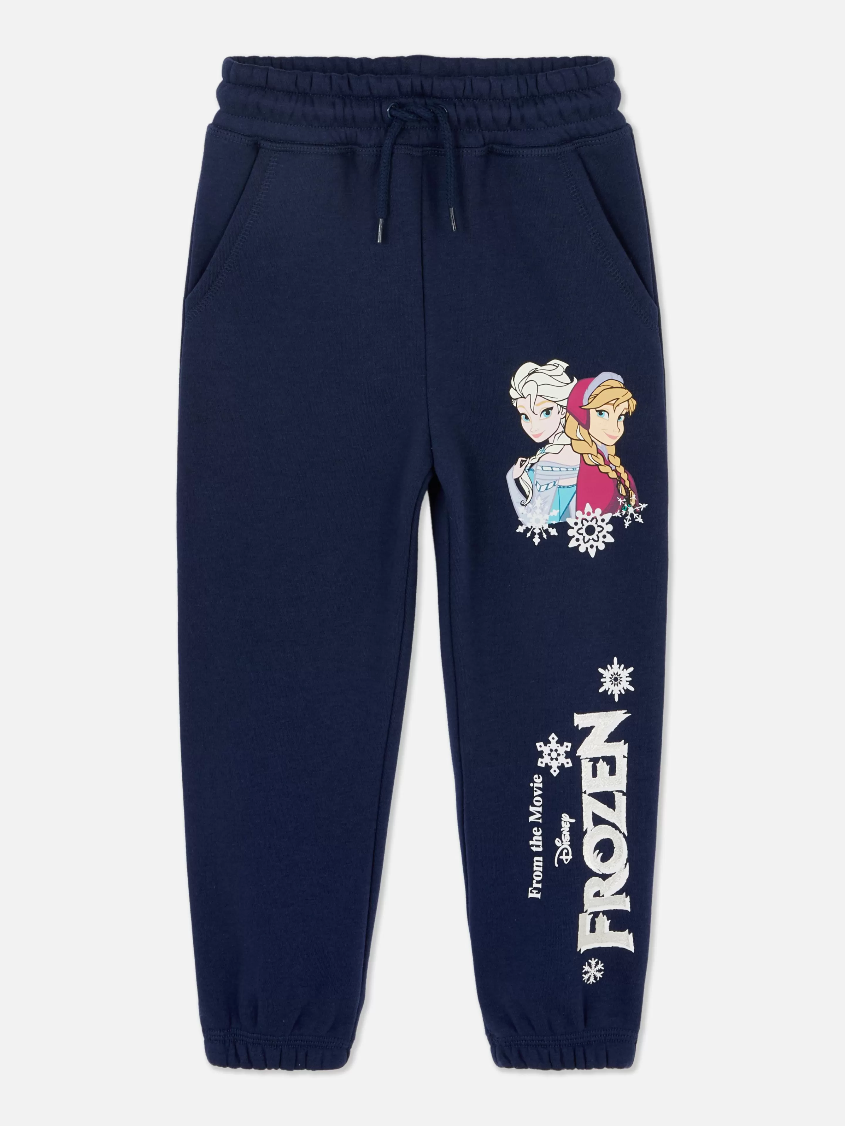Pantaloni Sportivi Primark con Lacci Coordinati | Design Frozen Disney in Blu Marino | Comodi e Stilosi per Allenamento