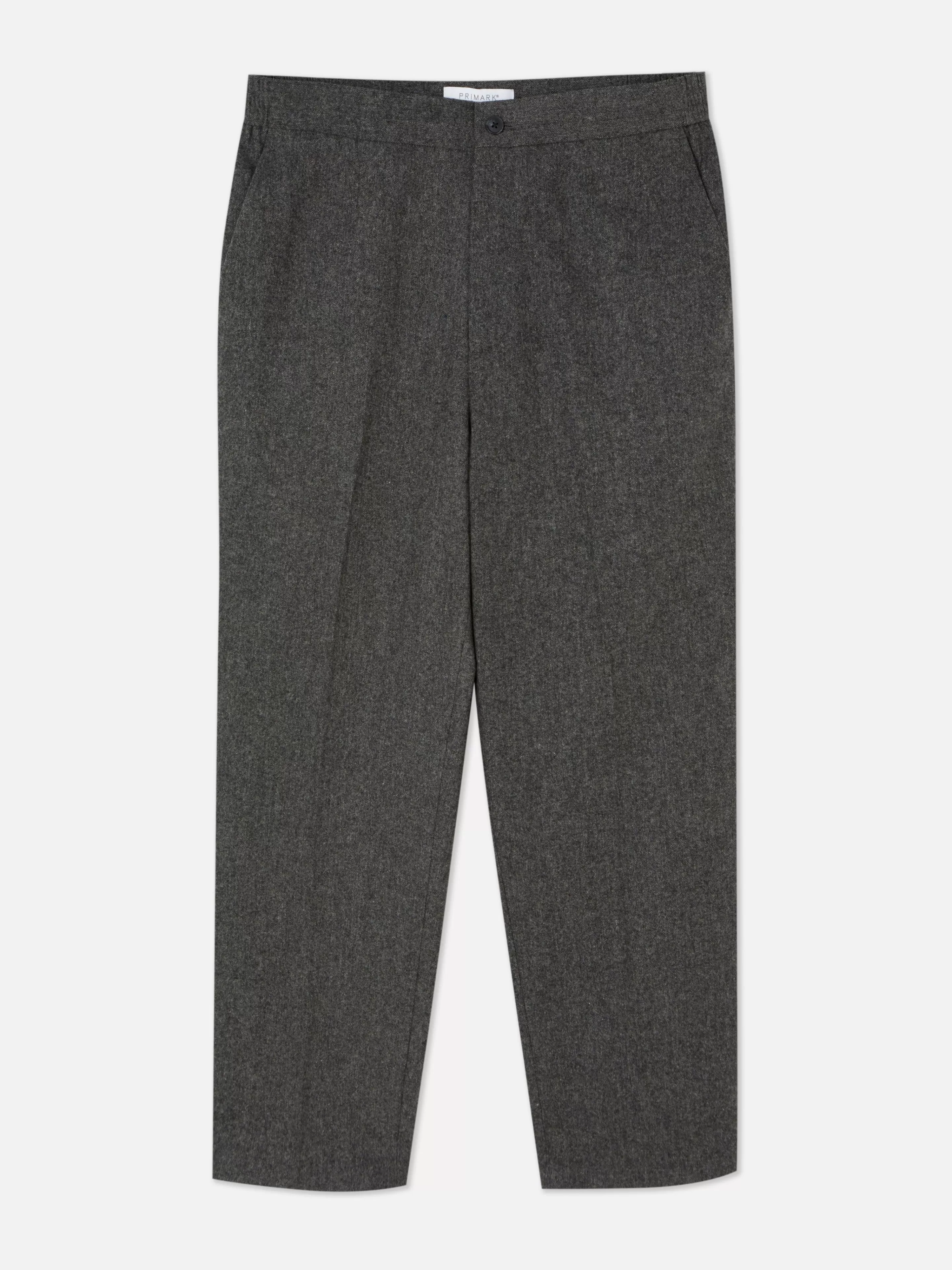 Pantaloni Eleganti Uomo Primark Kem - Grigio Antracite con Fantasia Marmo, Ideali per Ufficio o Occasioni Formali