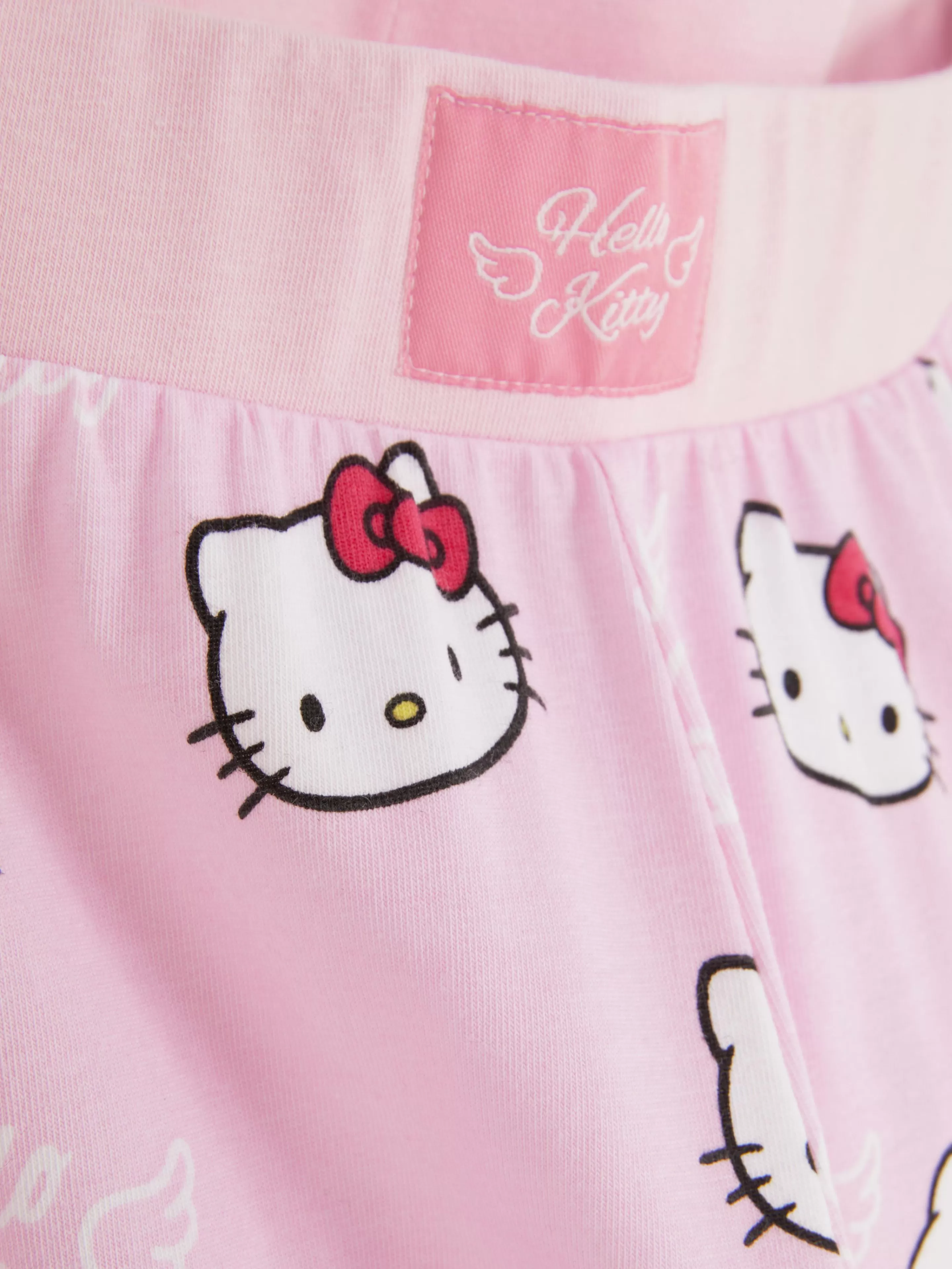 Pantaloni Pigiama Morbidi Hello Kitty - Taglio Comodo a Gamba Larga, Primark Rosa Chiaro