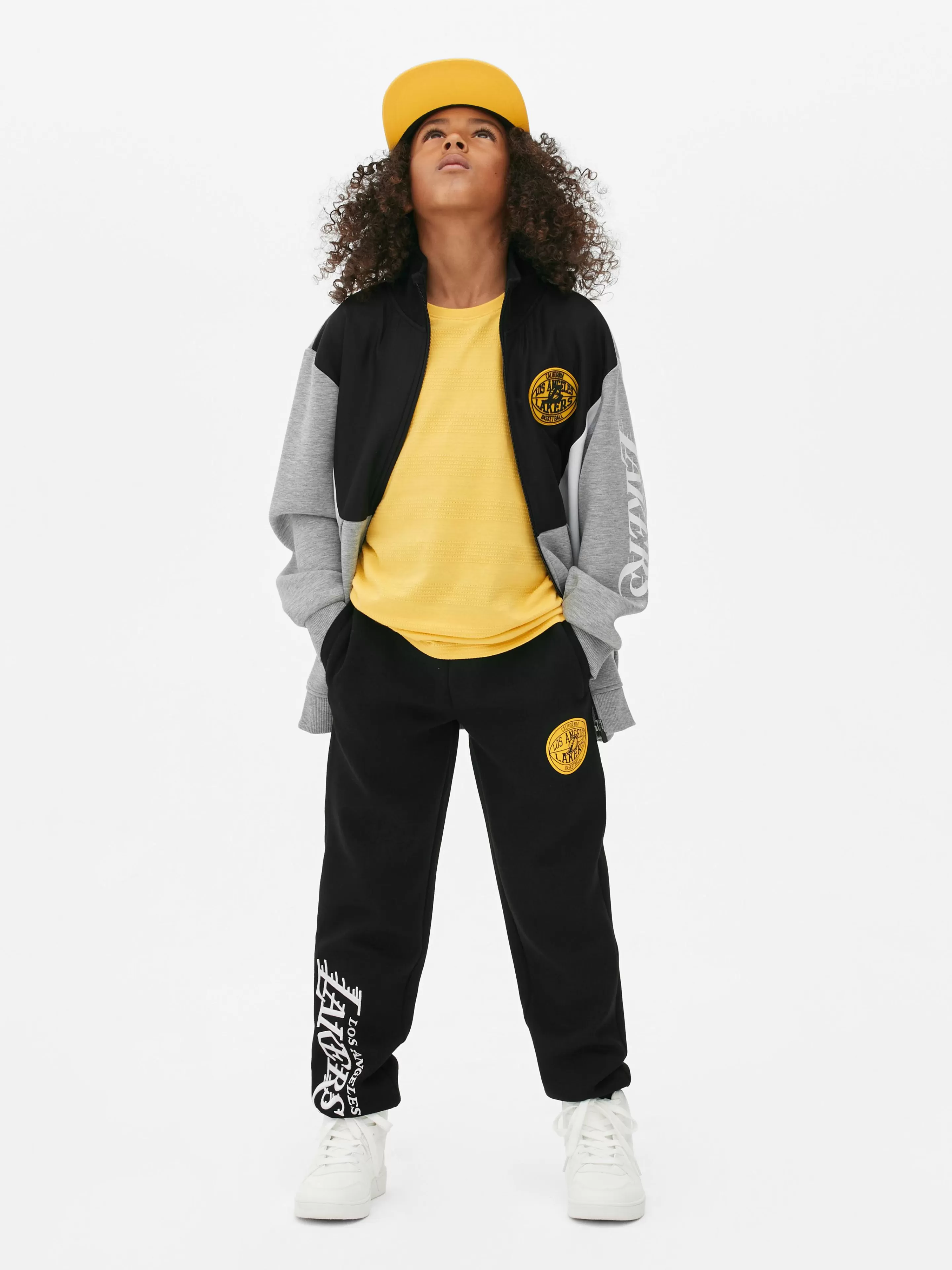Pantaloni Sportivi NBA Lakers Life Elasticizzata con Logo - Nero Unisex Primark