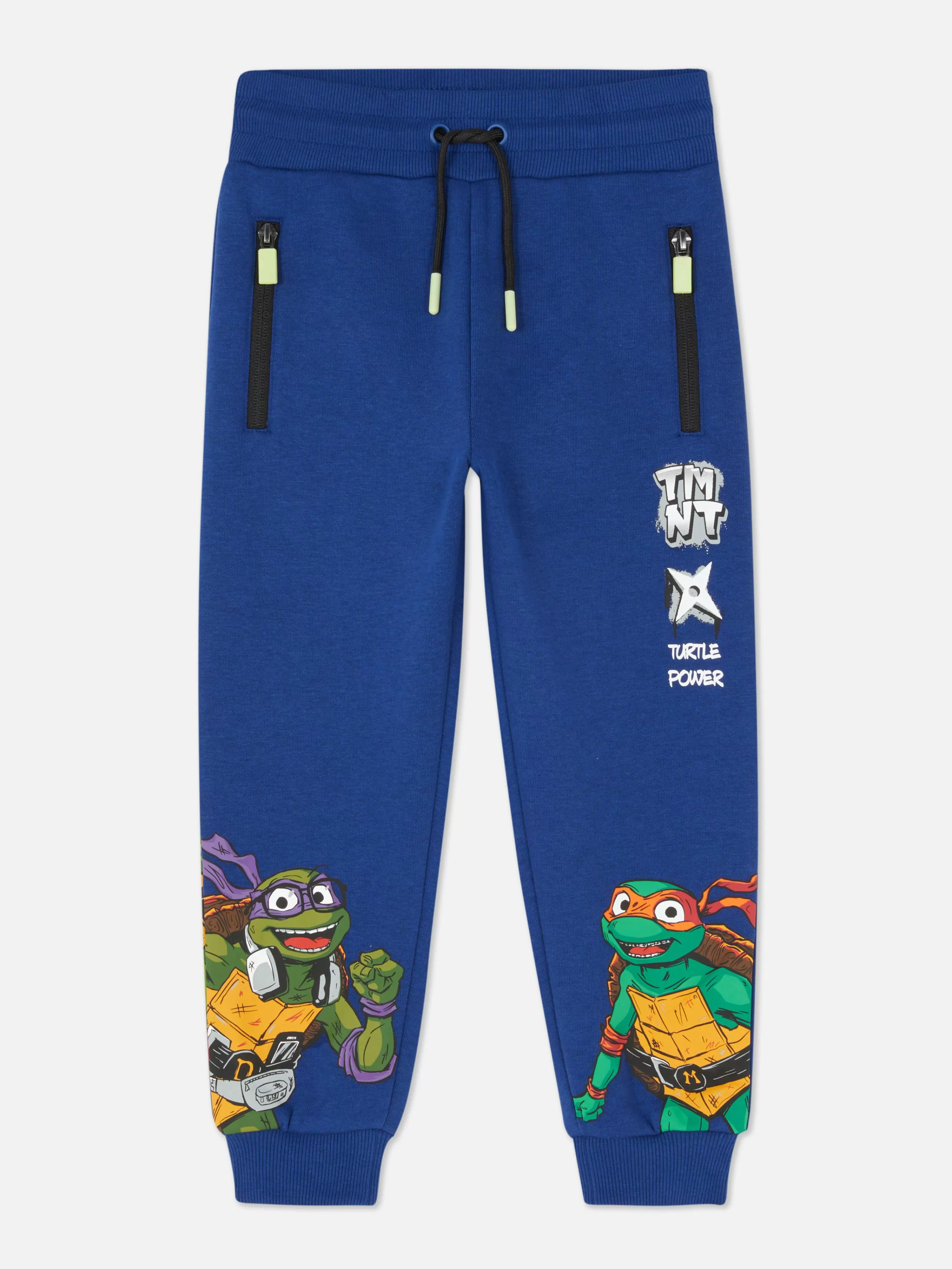 Pantaloni Sportivi Casual Primark Ispirati alle Tartarughe Ninja, Blu Scuro per Allenamento Confortevole