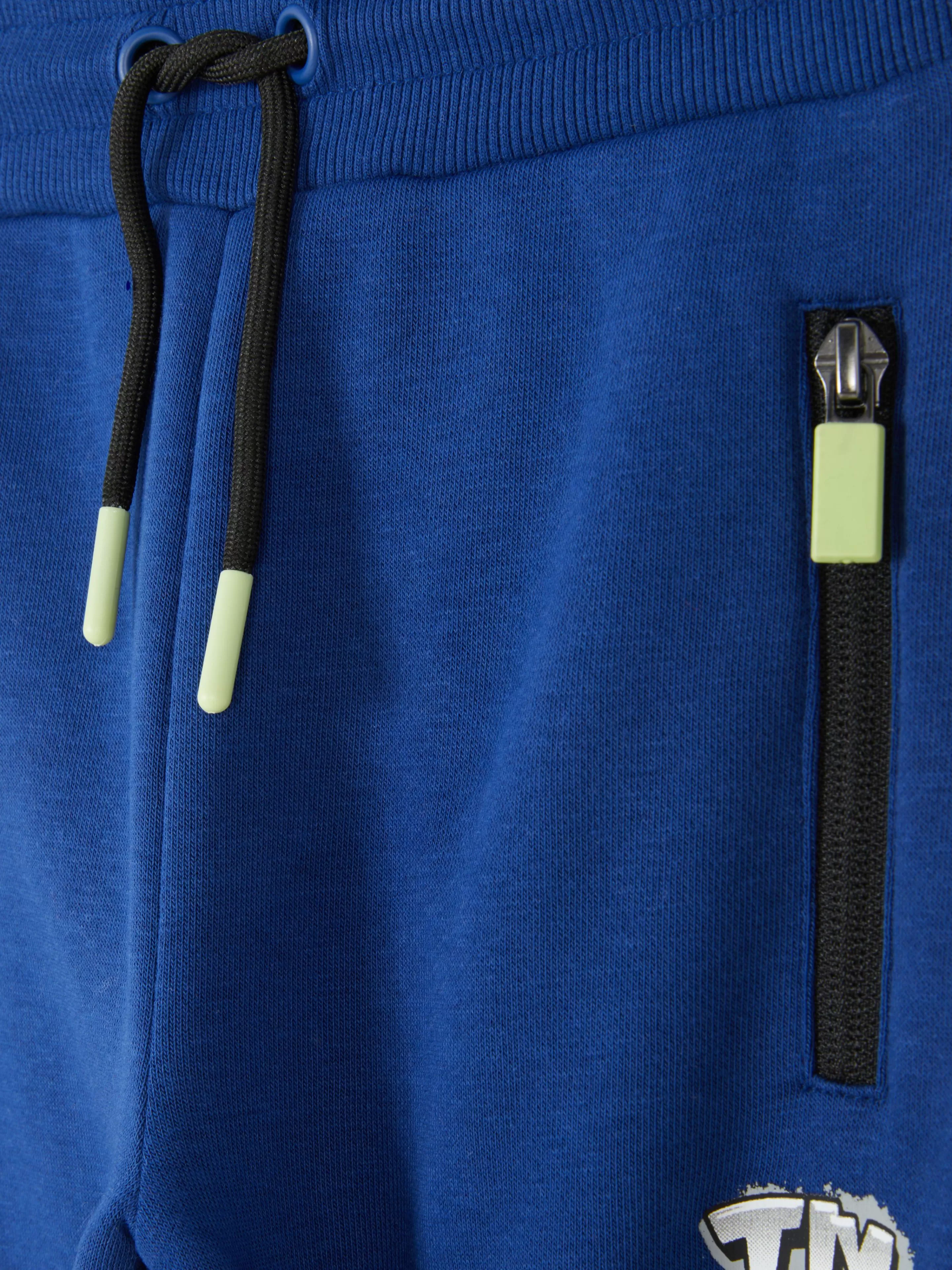 Pantaloni Sportivi Casual Primark Ispirati alle Tartarughe Ninja, Blu Scuro per Allenamento Confortevole