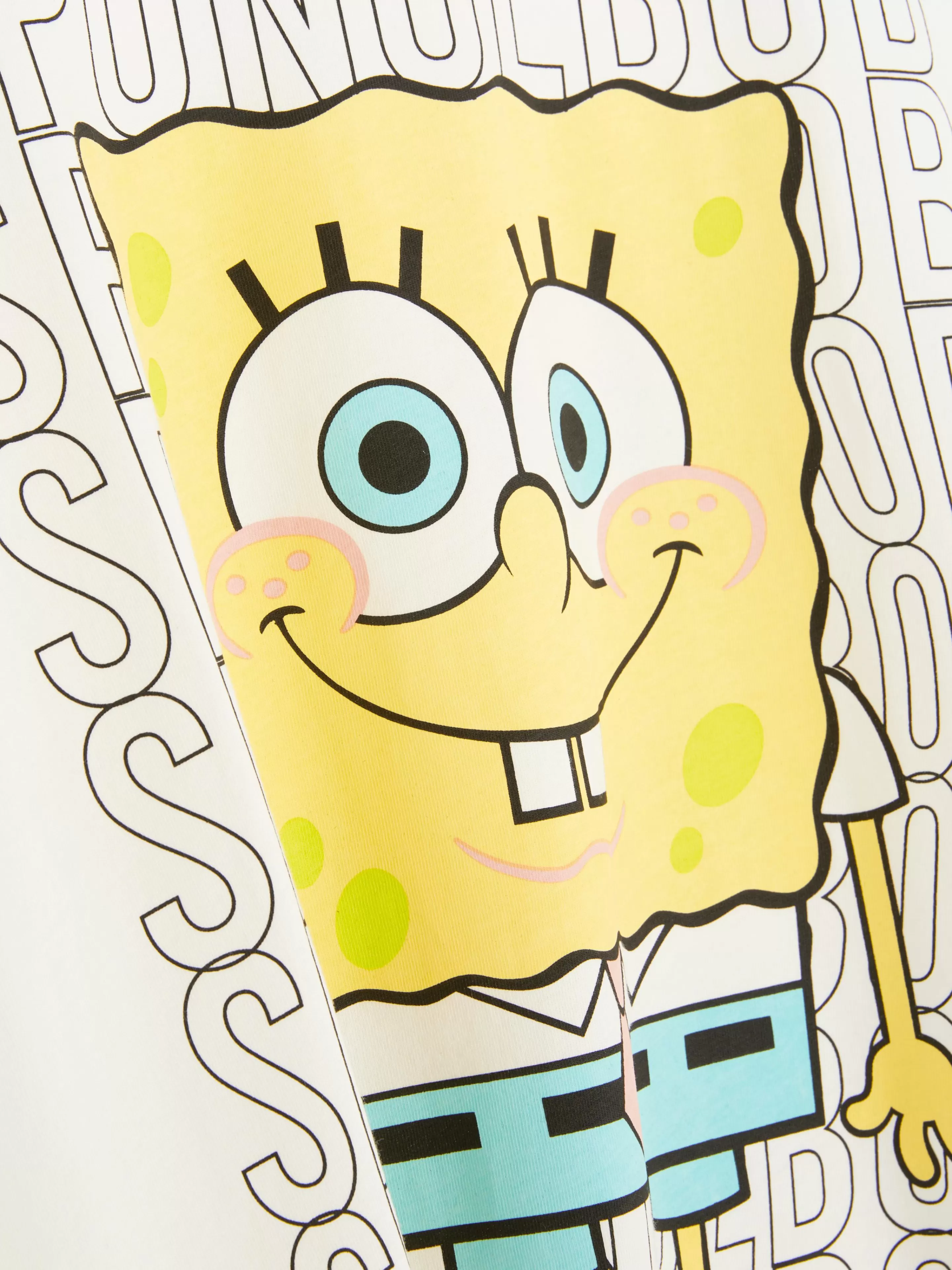 Pigiama SpongeBob SquarePants - Maglia Notte Divertita con Stampa Avorio - Primark Collezione Intima