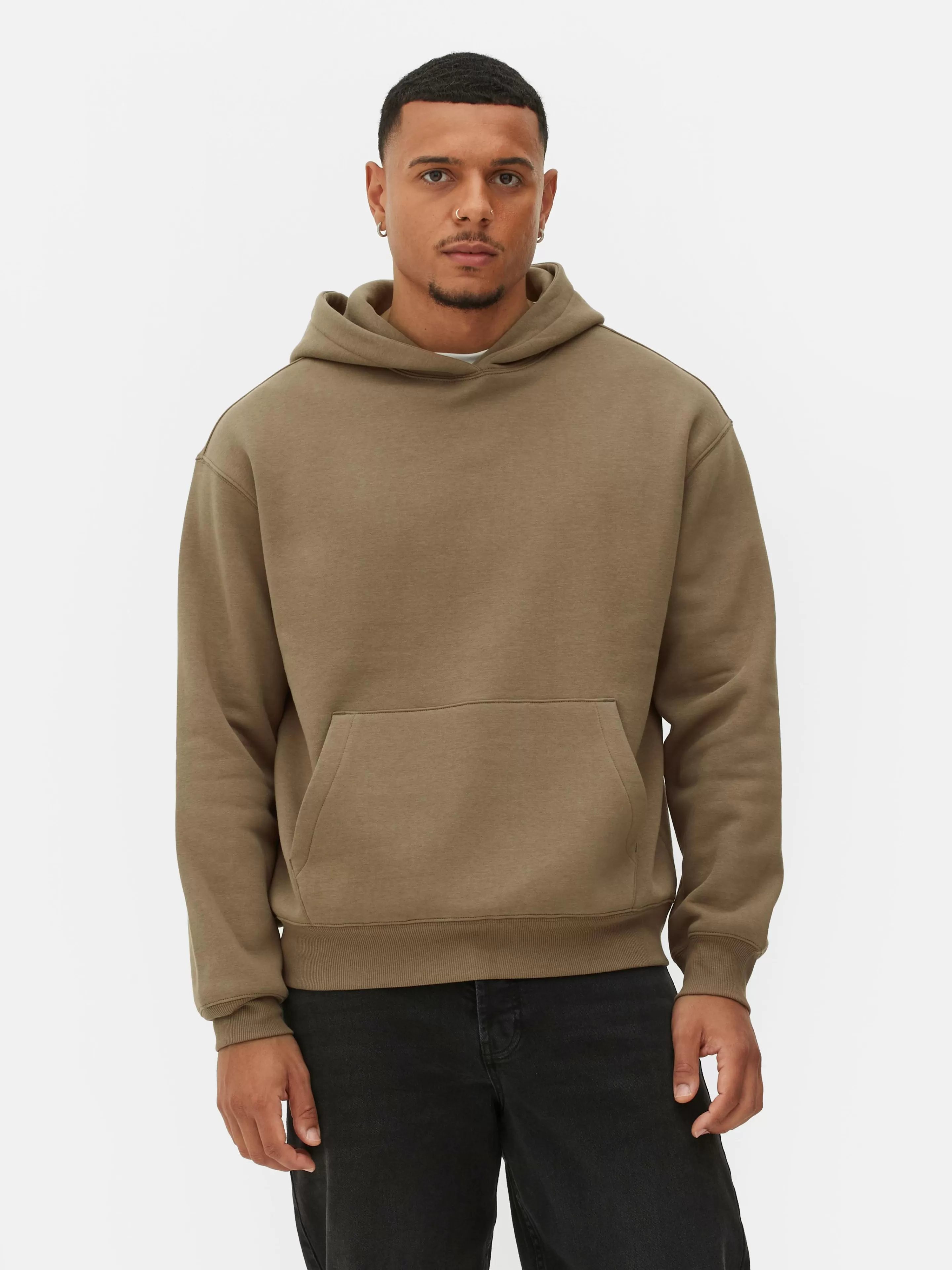 Felpa Oversize Primark con Cappuccio o Regolare - Beige Naturale in Maglione Comodo