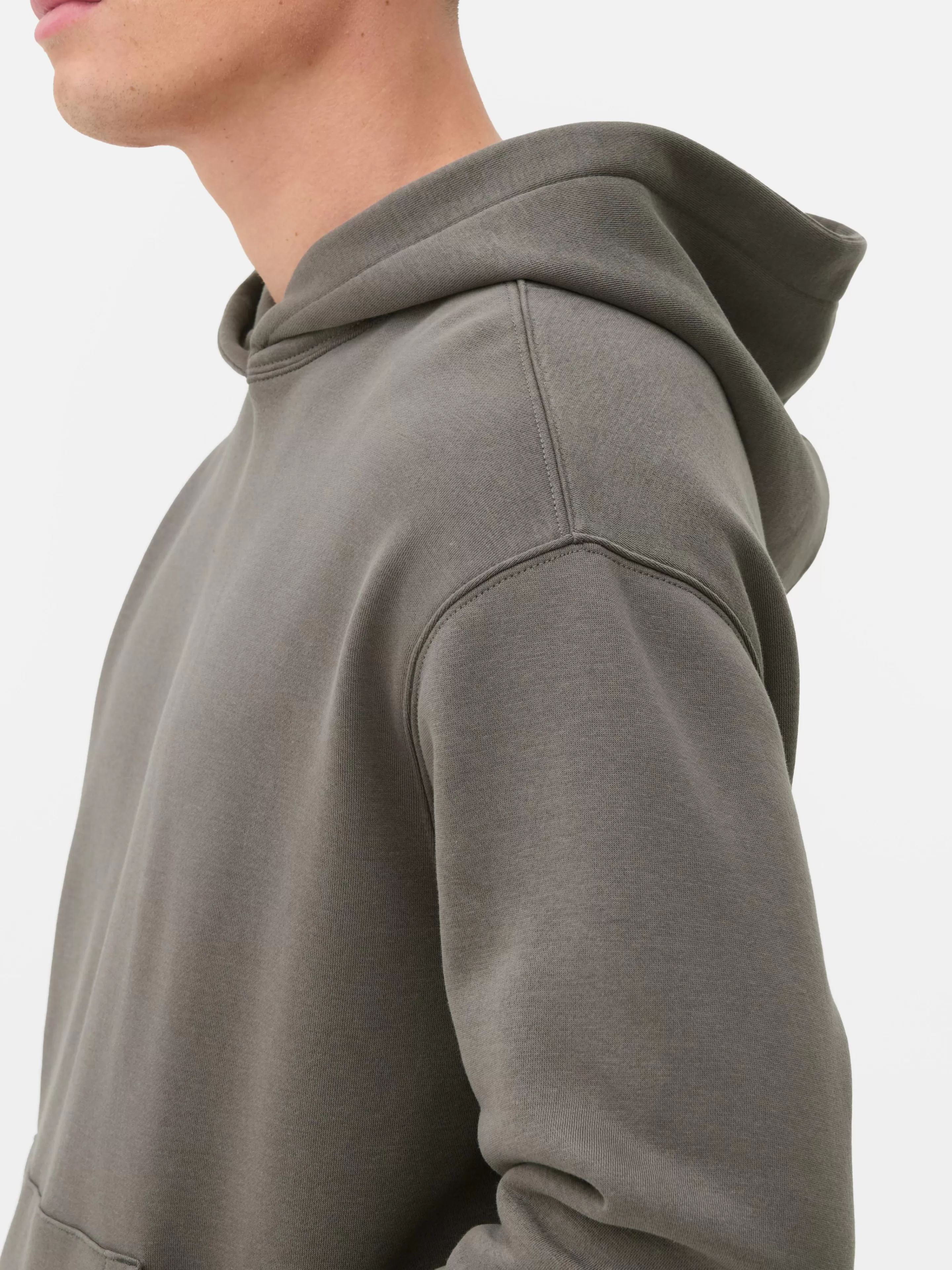 Primark Felpa Unisex Con Cappuccio - Maglione Oversize in Grigio Antracite, Ideale per Look Casual e Comodi