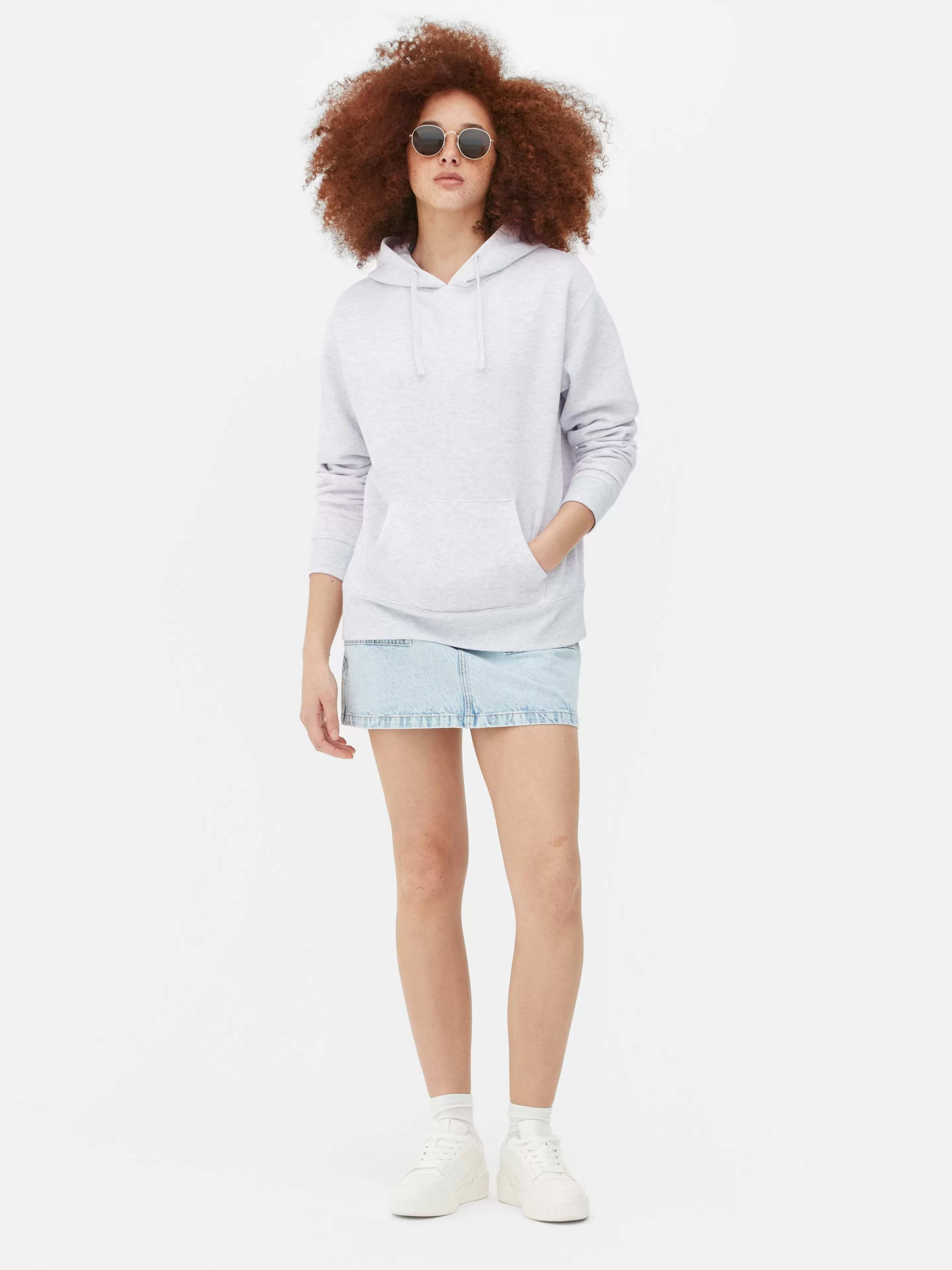 Primark Felpa Con Cappuccio Essential Grigio Marmo - Confortevole e Versatile per Look Casual