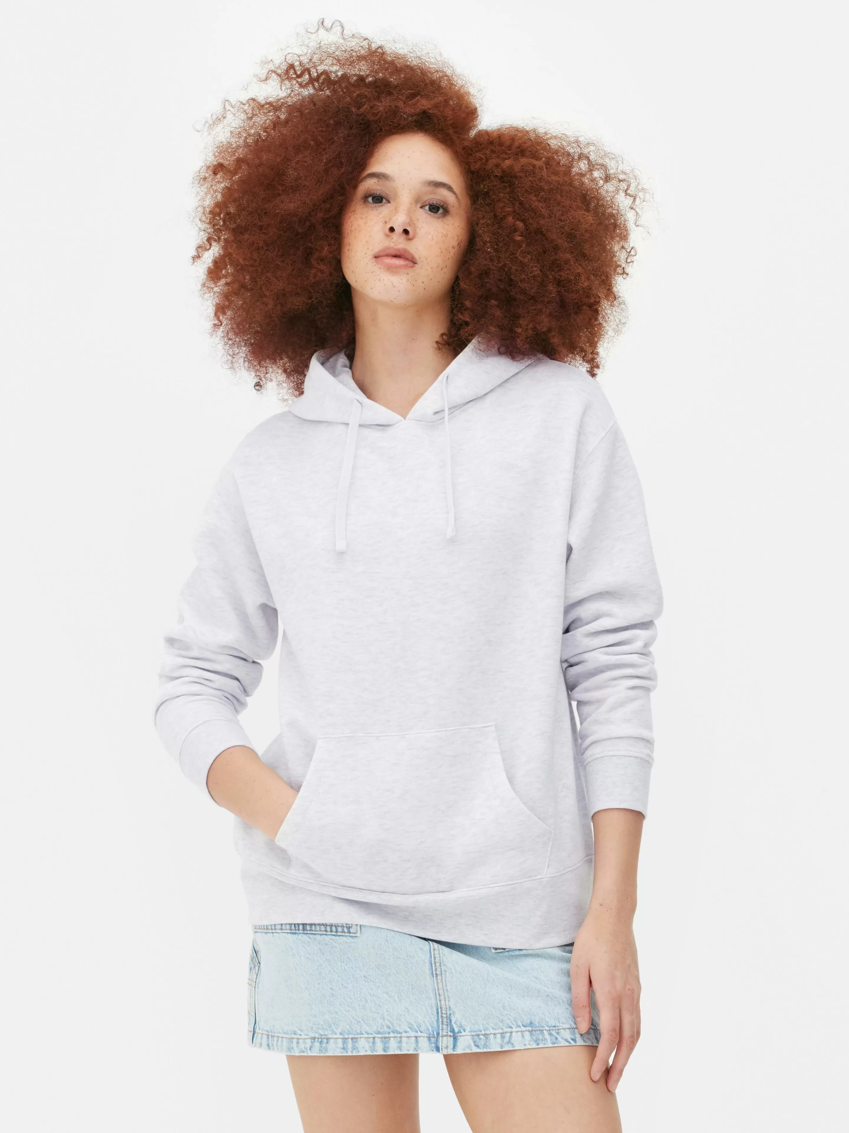 Primark Felpa Con Cappuccio Essential Grigio Marmo - Confortevole e Versatile per Look Casual