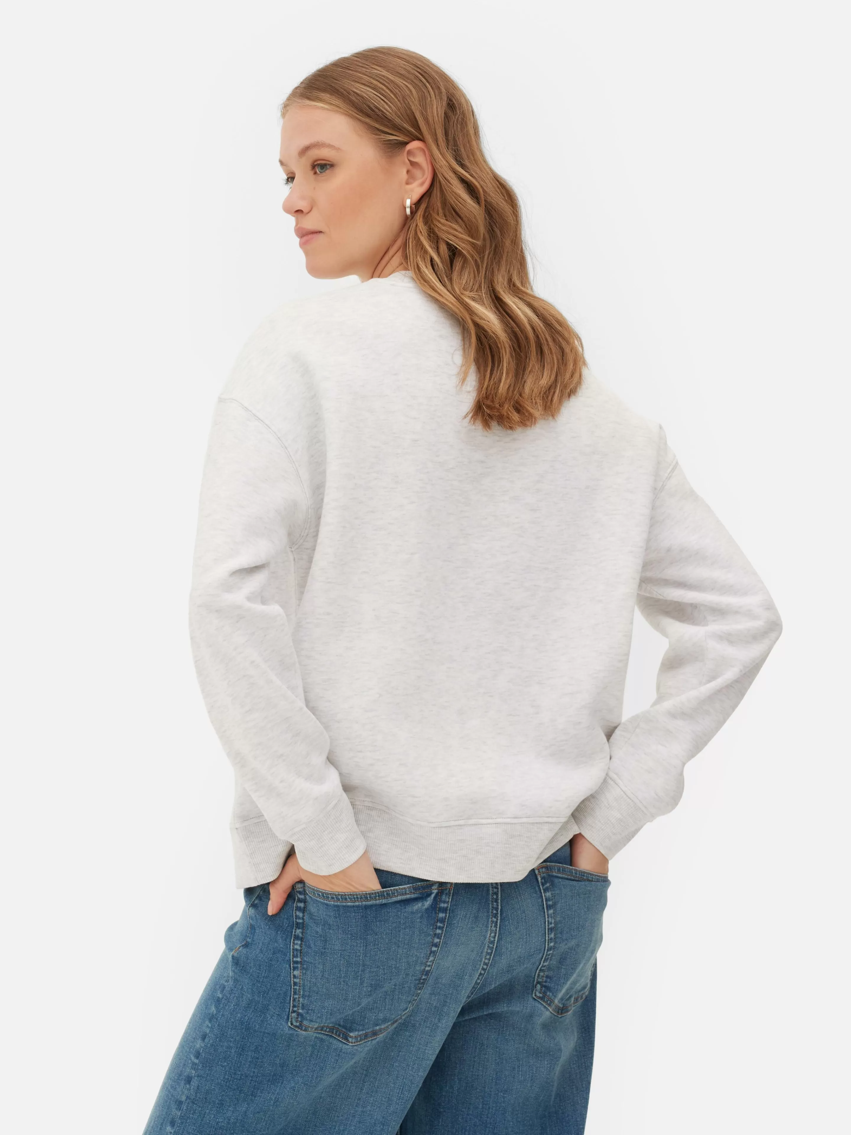 Felpa Unisex Con o Senza Cappuccio - Maglia Classica Grigio Marmo Primark