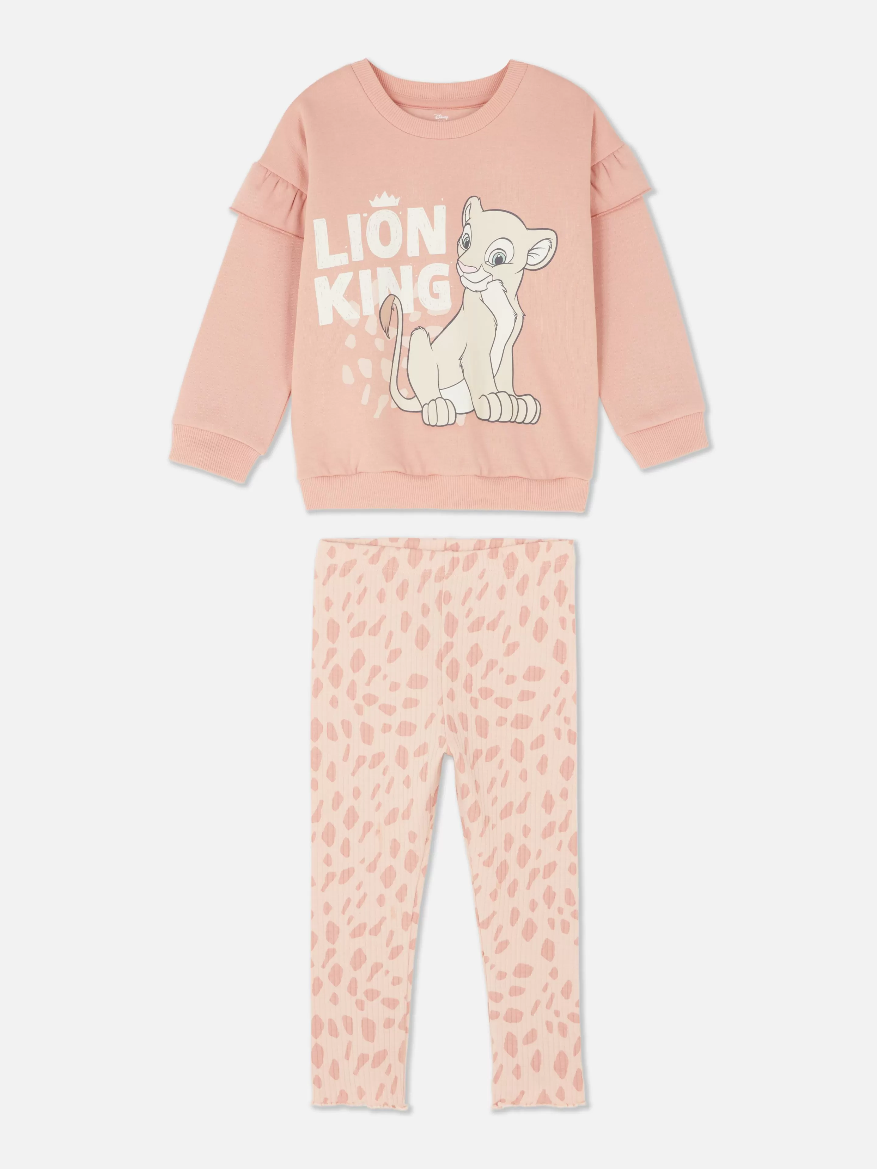 Maglione a collo tondo e leggings Disney Il Re Leone - 30° Anniversario Nala in tonalità rosa Primark 

Coppia Coordinata Disney: Maglioncino Rotondo e Leggings Rosa Nala - 30° de Il Re Leone by Primark 

Primark Set Completo Stampa Disney - Maglione con collo rotondo + Leggings 30° Anniversario Nala Rosa