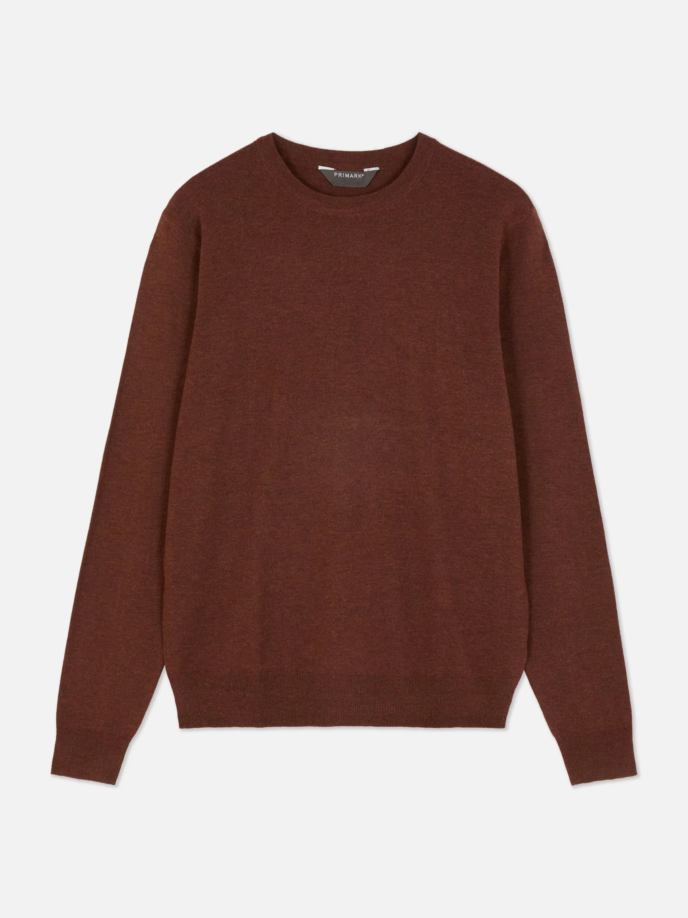 Maglia in Punto Leggero con Collo Tondo - Colore Borgogna, Linea Casual Primark