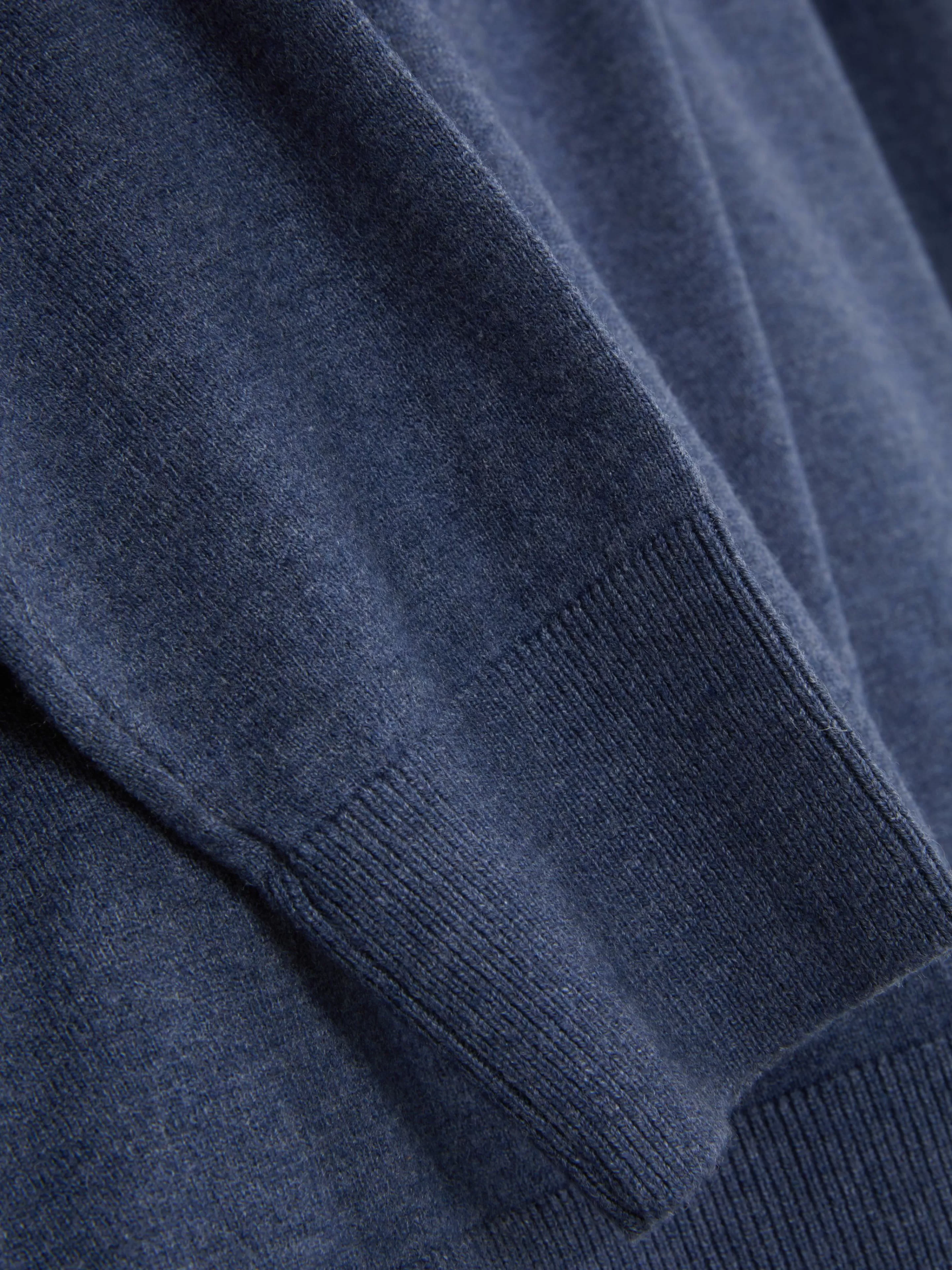 Primark Maglino in Maglia Leggera con Scollo Tondo - Blu Cielo Perfetto per Stilare Look Casual