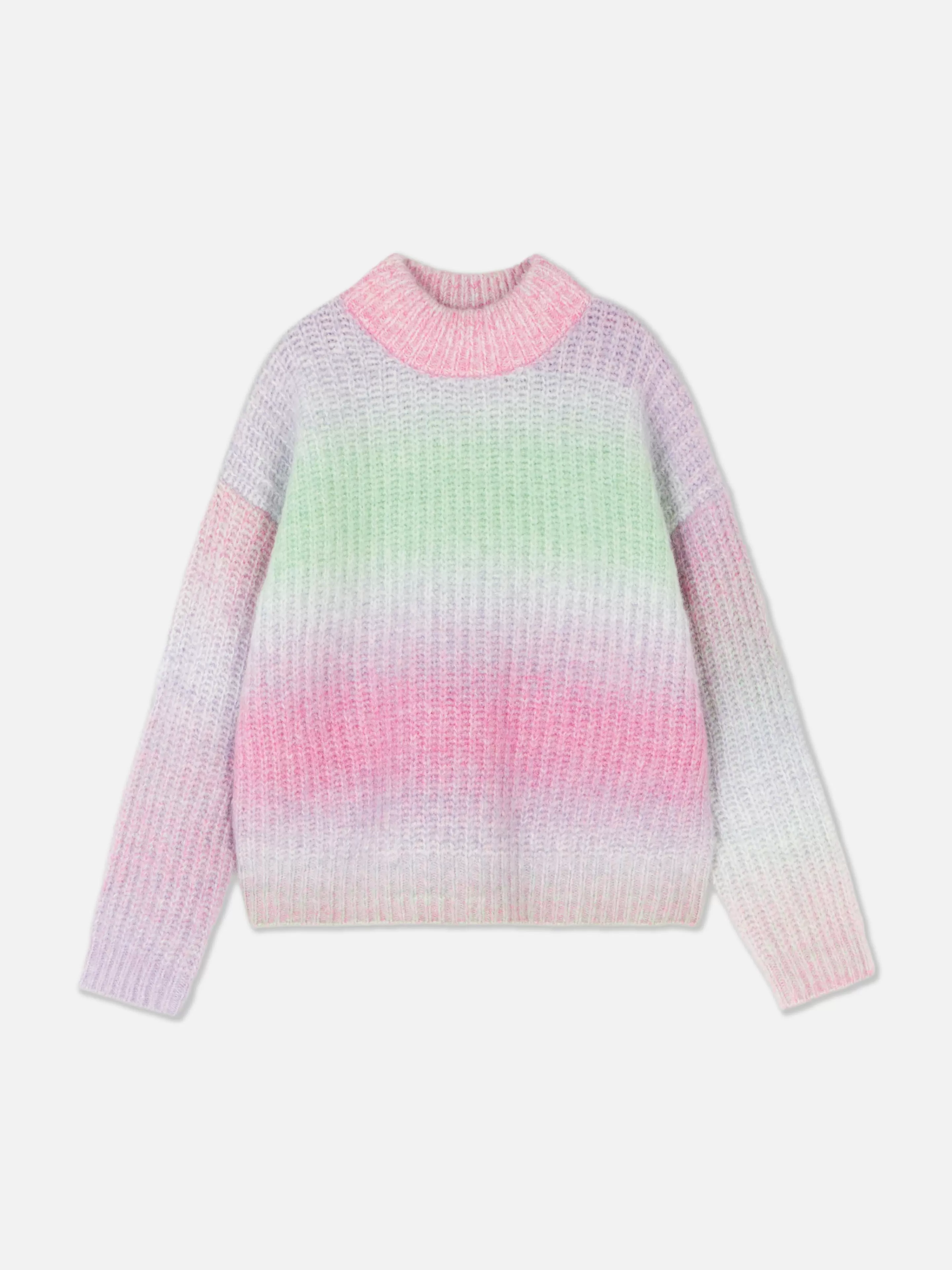 Maglioncino Casual in Maglia con Effetto Sfumato Arcobaleno - Primark