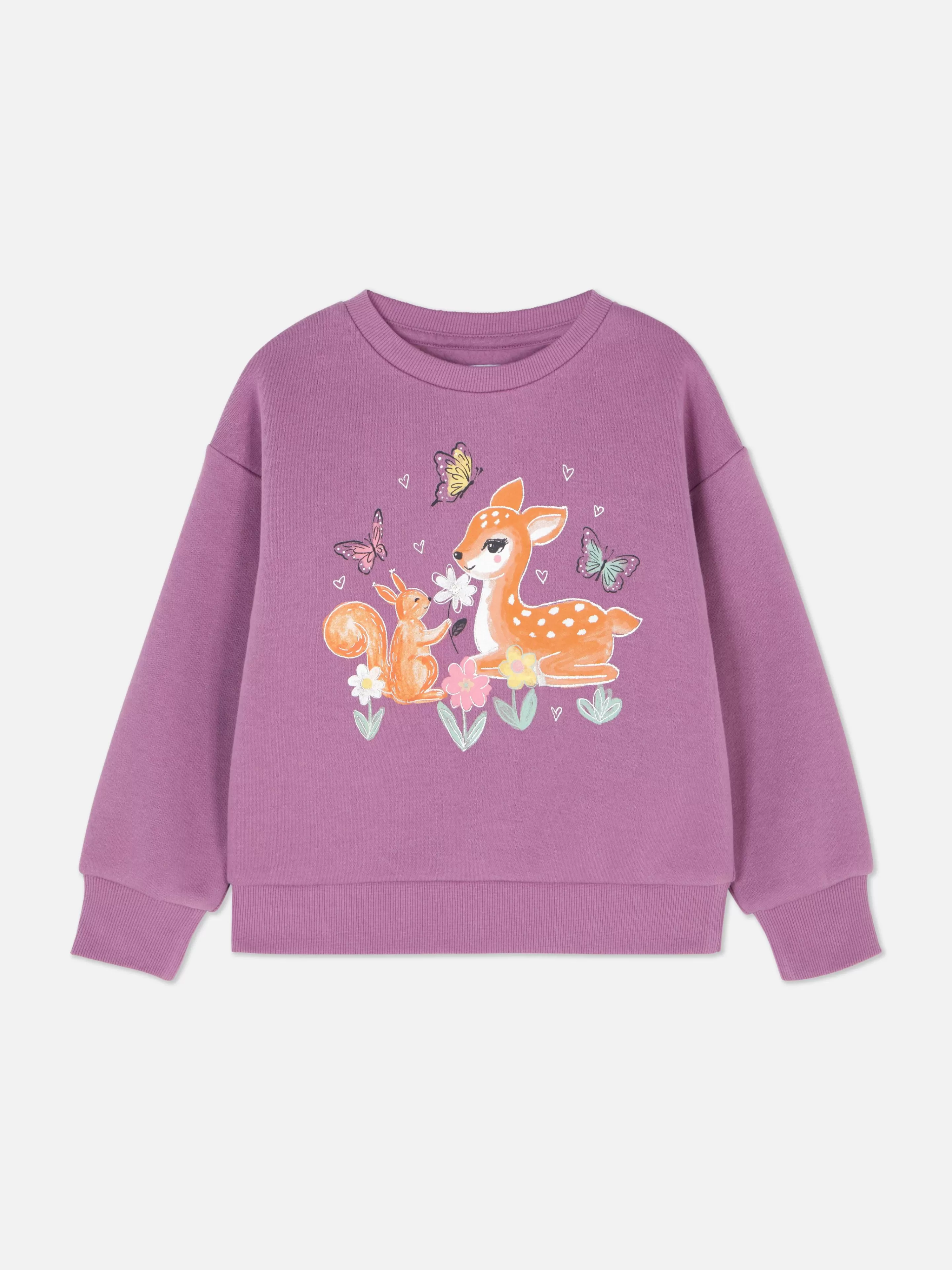 Primark Maglia a Manica Lunga Unisex con o senza Cappuccio - Viola Scuro, T-Shirt Comoda Essenziale per Tutto il Giorno