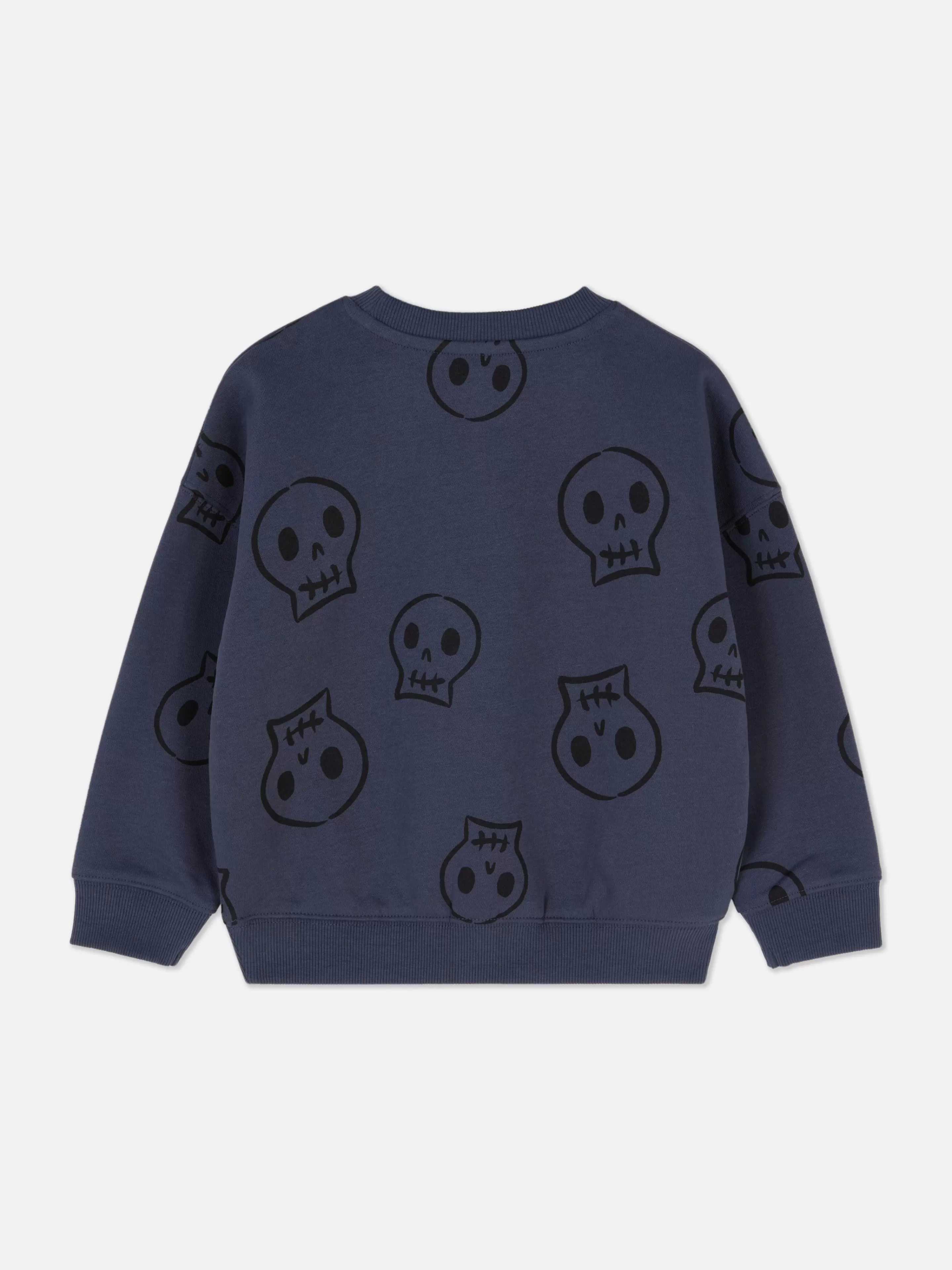Felpa con Cappuccio o Giromanica Lunga Primark - Grigio Halloween, Design Versatile per Stagione Autunnale