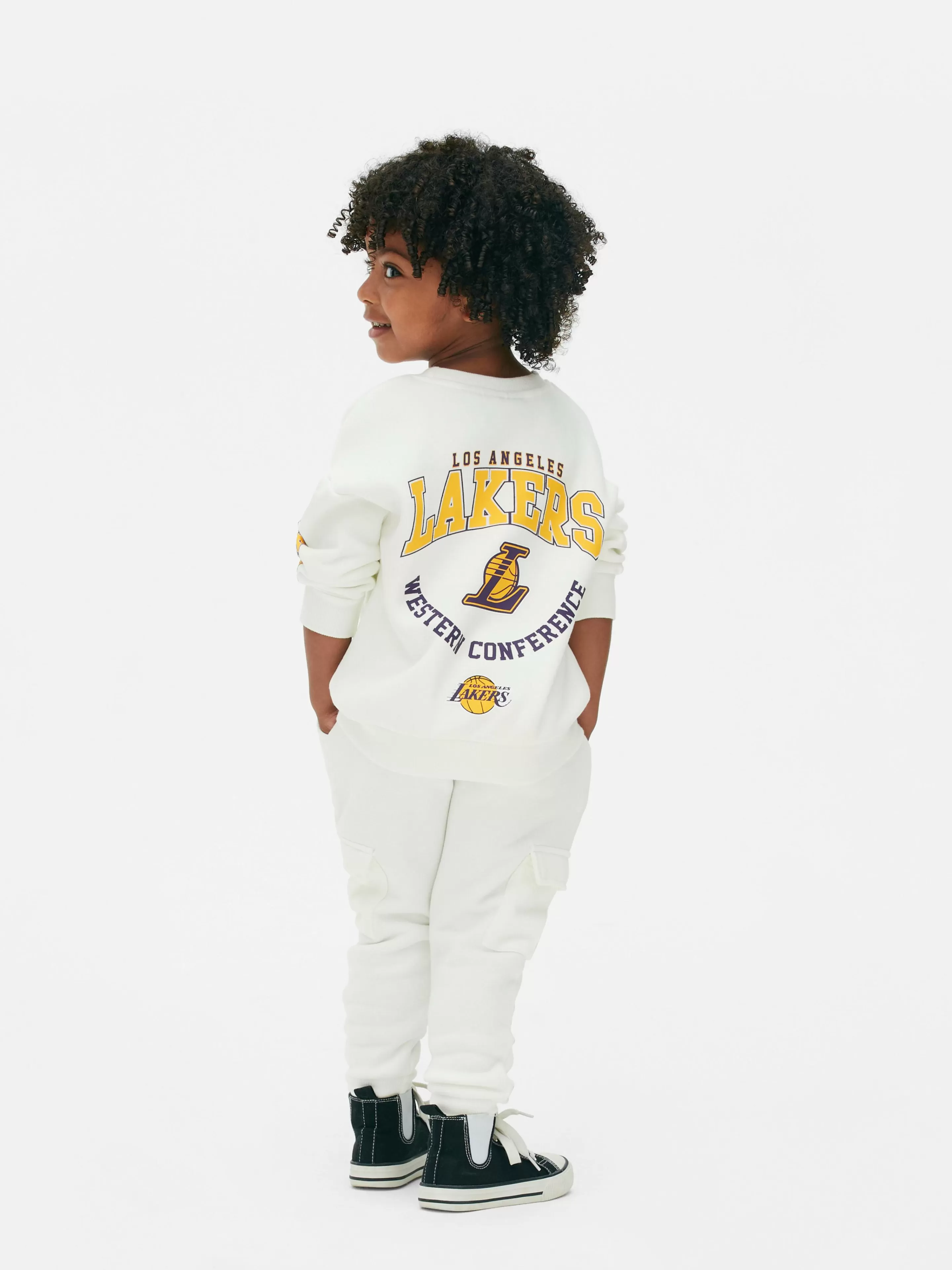Primark Felpa Ufficiale NBA Los Angeles Lakers - Con/Senza Cappuccio, Stile Streetwear Casual