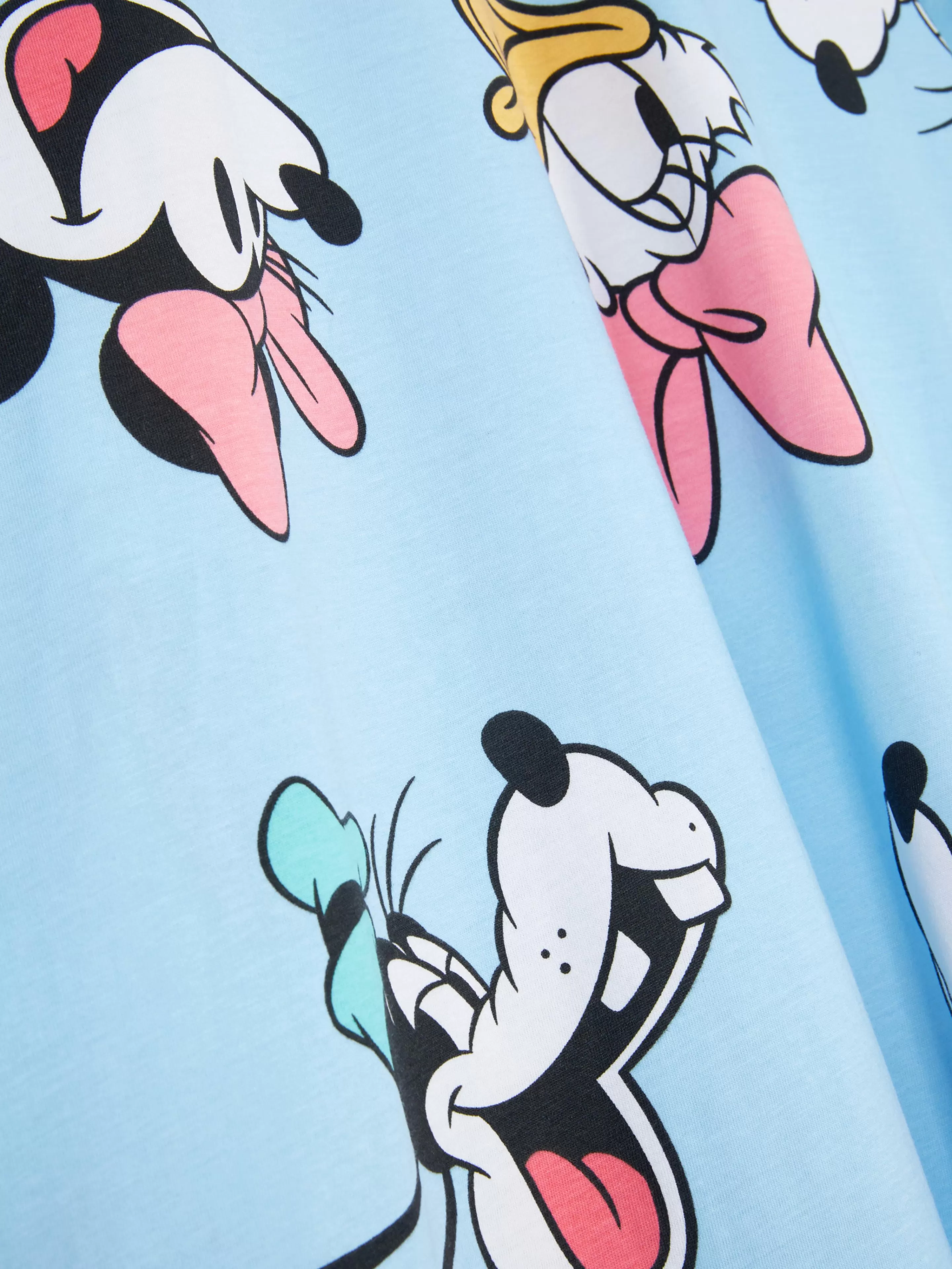 Primark Camicia da Notte Confortevole con Stampa Fantasia Disney Minnie - Vivace Blu, Stile Unico per il Sonno