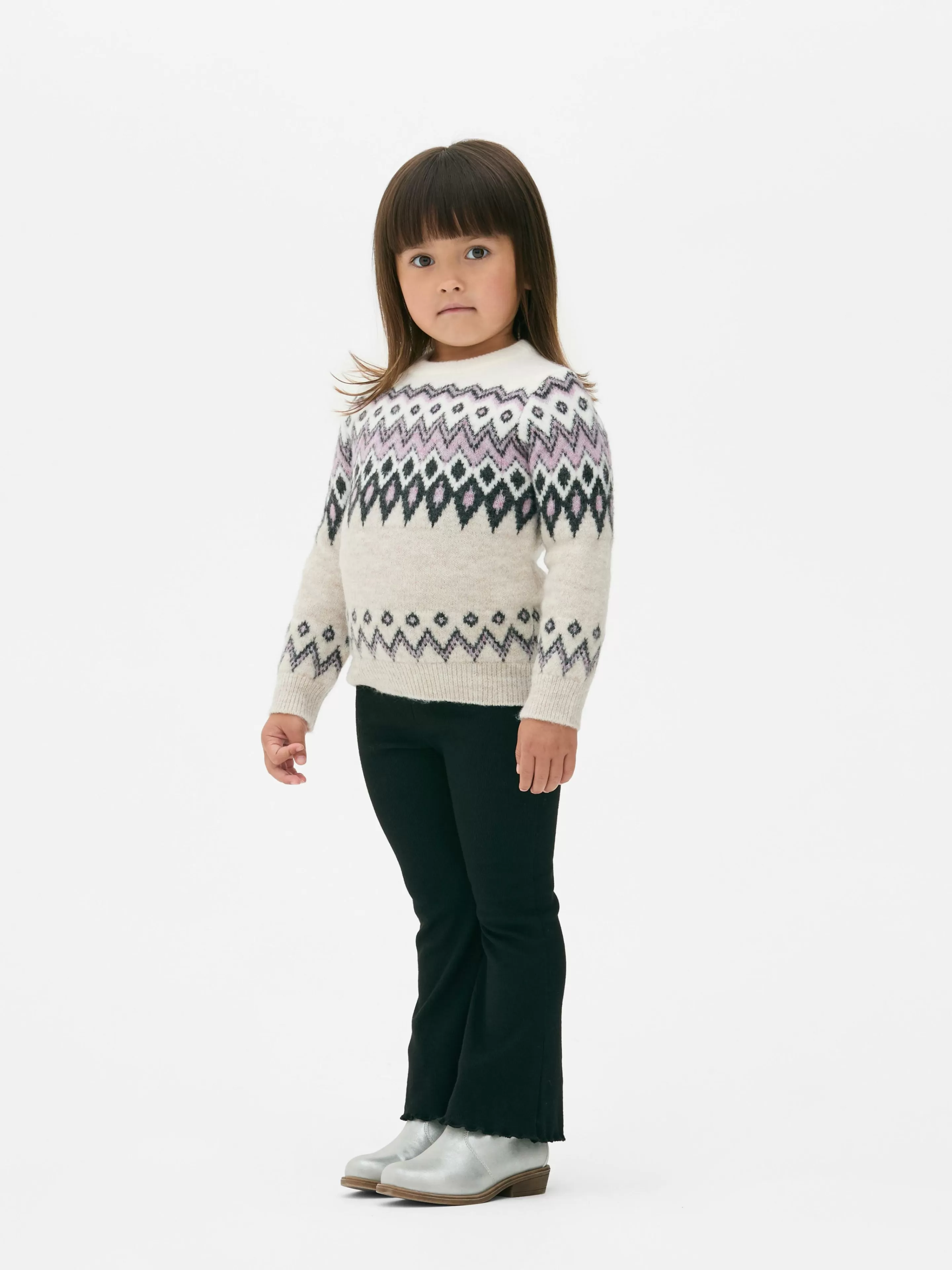 Primark - Maglioni e Cardigan in Maglia con Motivo Fair Isle - Design Multicolore per un Look Invernale Accogliente