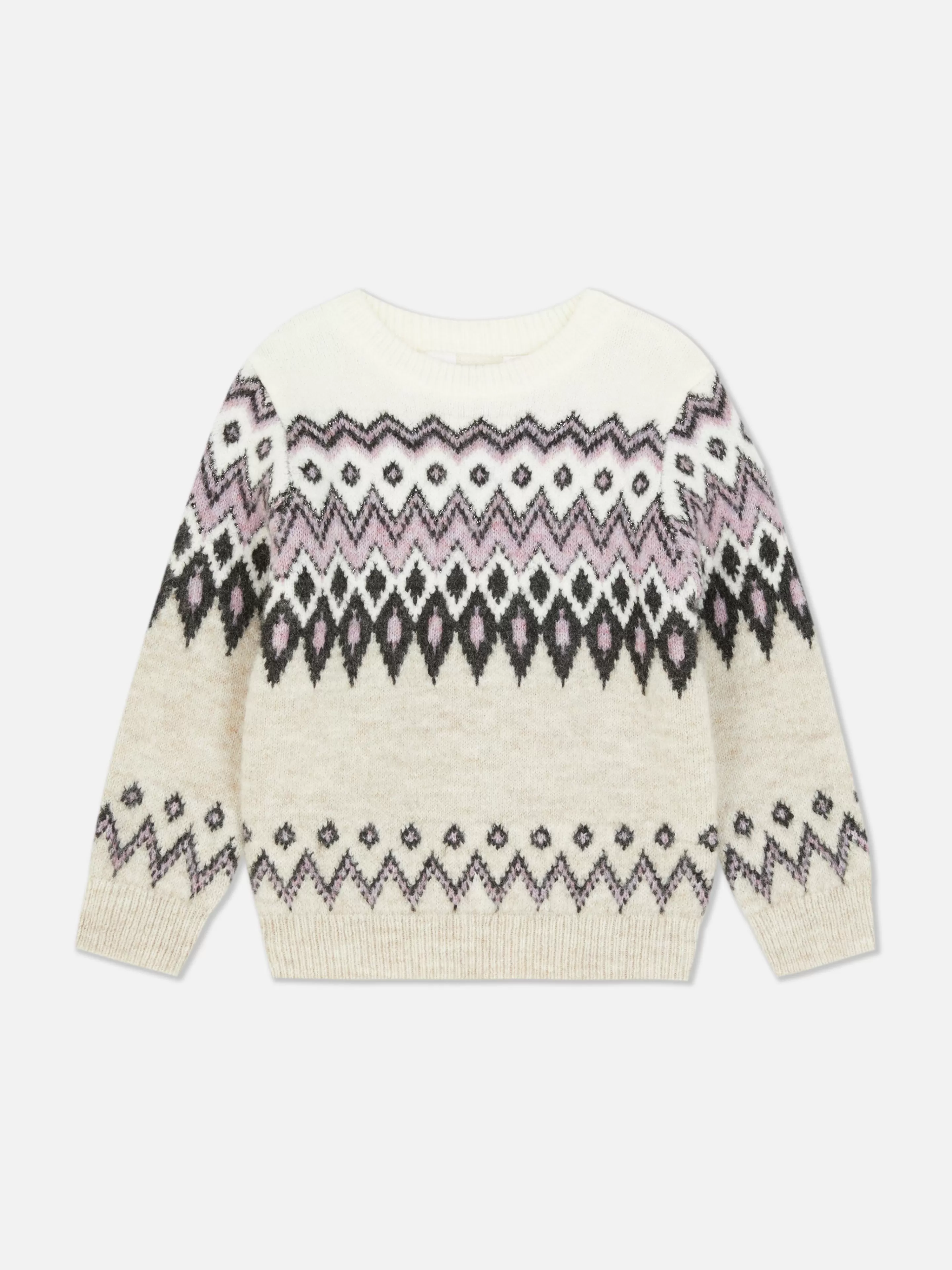 Primark - Maglioni e Cardigan in Maglia con Motivo Fair Isle - Design Multicolore per un Look Invernale Accogliente