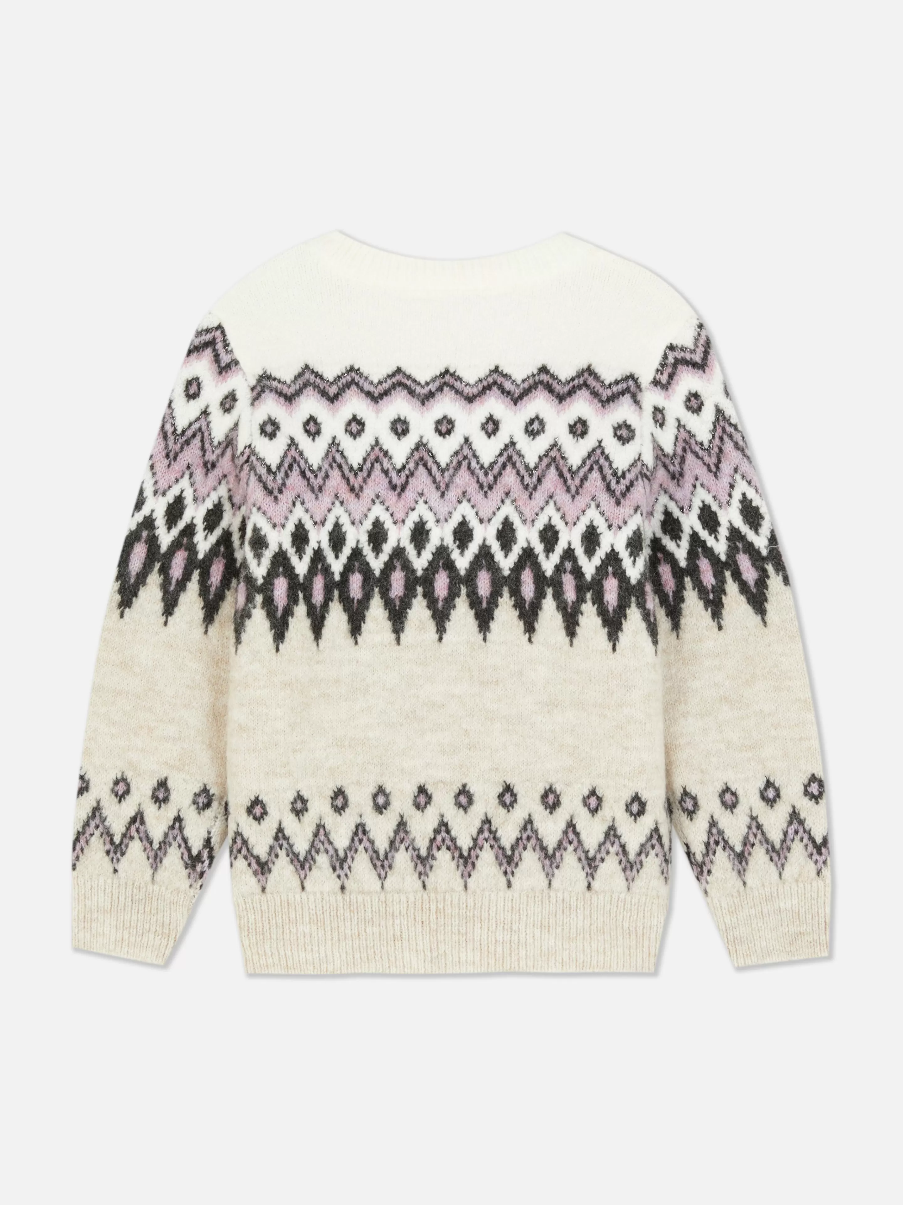 Primark - Maglioni e Cardigan in Maglia con Motivo Fair Isle - Design Multicolore per un Look Invernale Accogliente