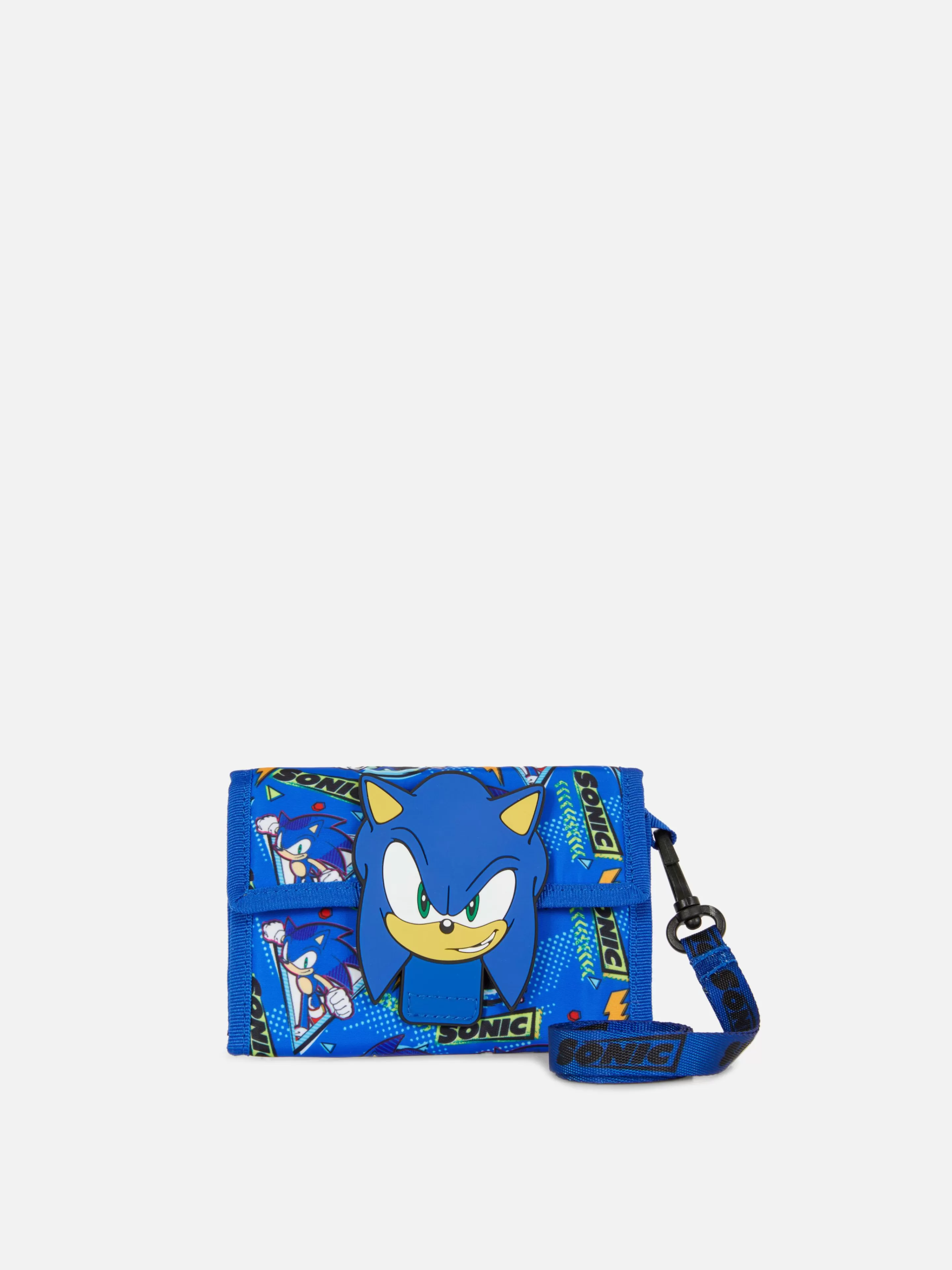 Portafoglio Blu Stile Sonic the Hedgehog - Collezione Moda Casual Primark Malas
