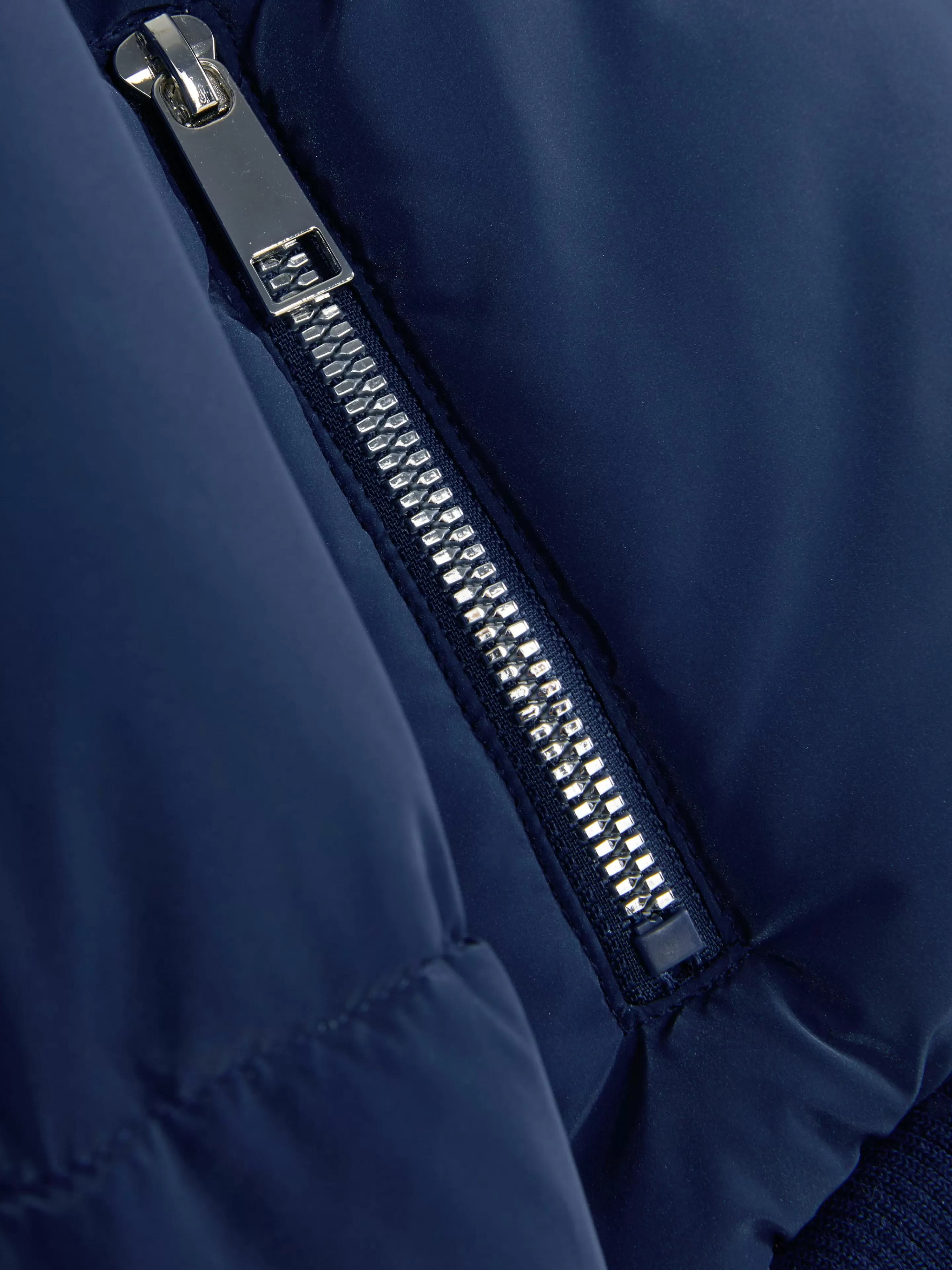 Giacca Imbottita Inverno 2024 con Collare - Primark Blu Navy Stile Casual  

Questo capo imbottito a collo alto unisce calore e tendenza.  
Design moderno in tessuto antipiega con fodera termica.  
Disponibile nelle taglie S-XXL, perfetto per look urbani.