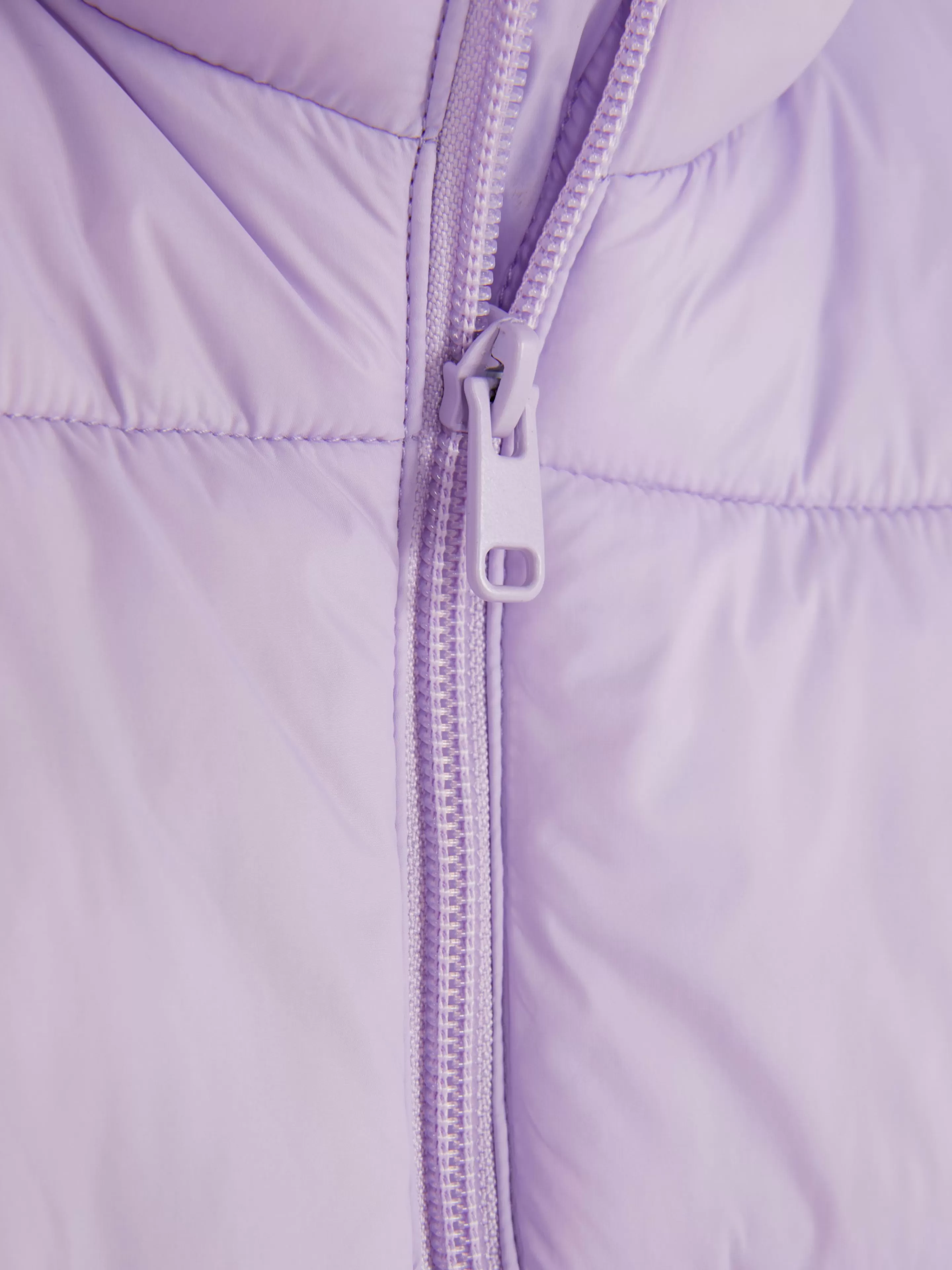 Giacca Invernale Imbottita con Collo a Imbuto - Cappotto Morbido in Lilla Chiaro Primark