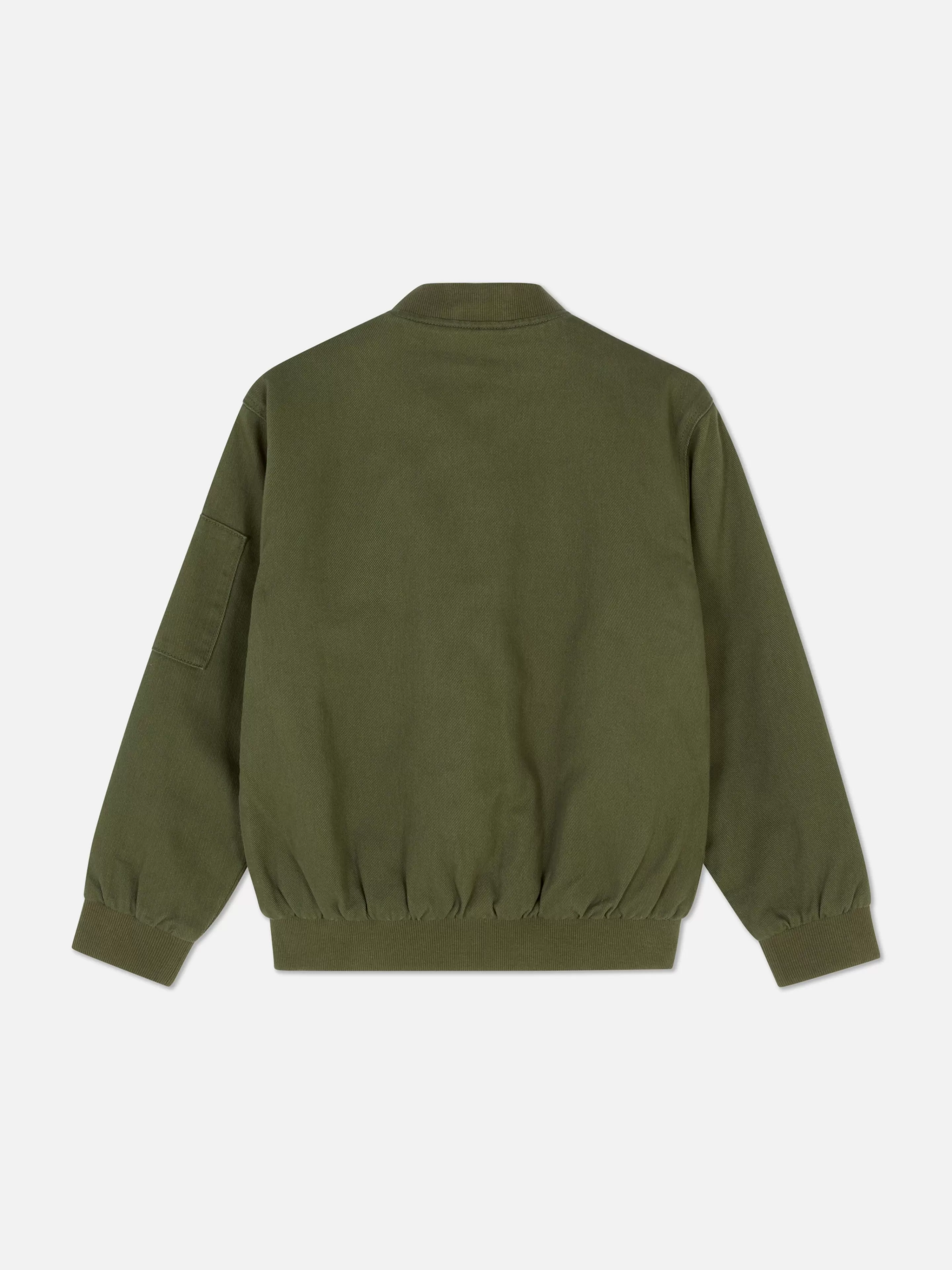 Bomber Essential Uomo Zip Frontale in Tonalità Cachi - Prima marca per Giacche e Felpe