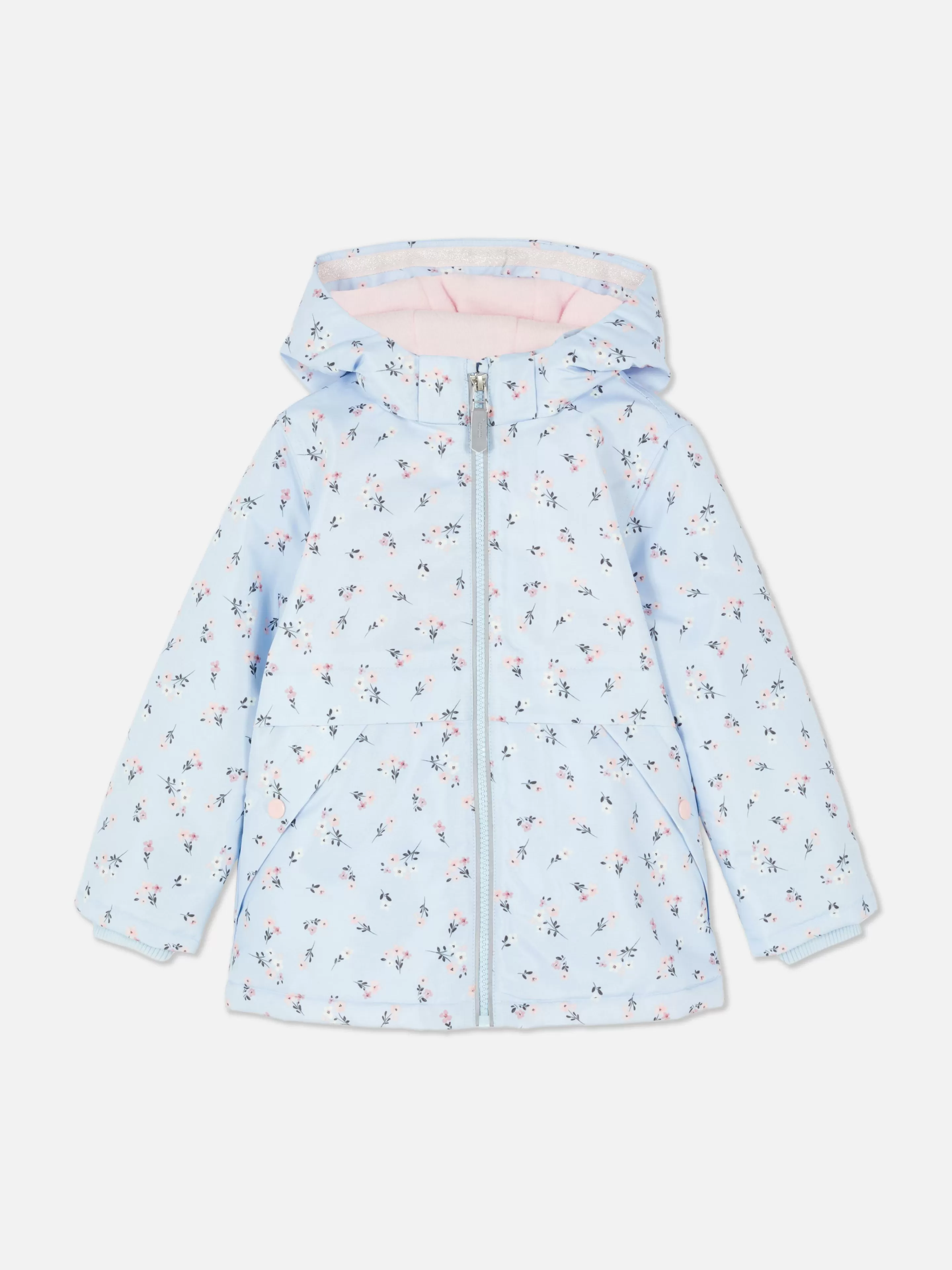 Primark Giacca Sportiva con Cappuccio e Zip Frontale, Blu Scuro - Ideale per lo Sport e il Tempo Libero