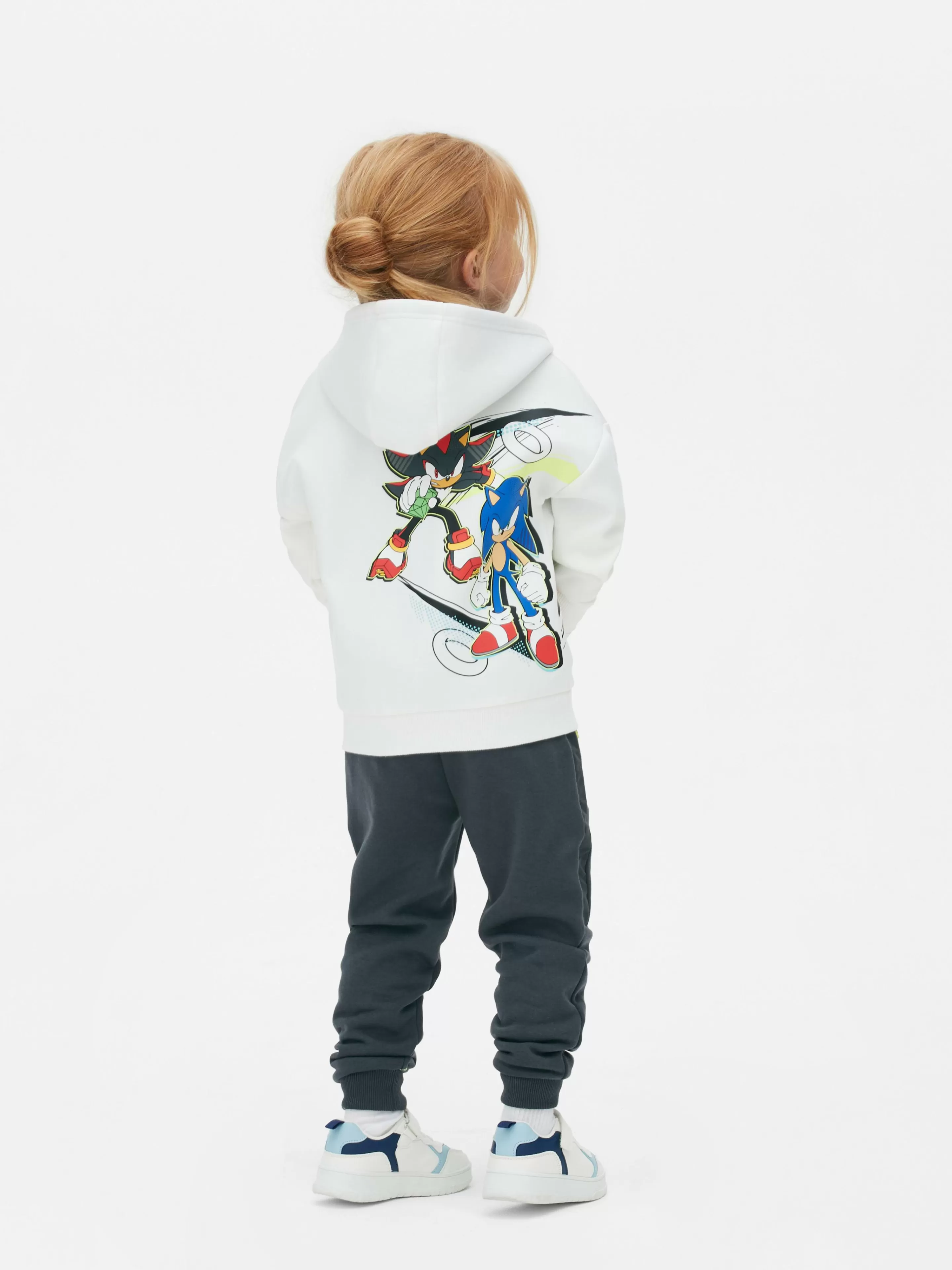 Primark - Felpa Unisex con Cappuccio Zip Sonic The Hedgehog - Disponibile con o senza cappuccio, design casual e pratico