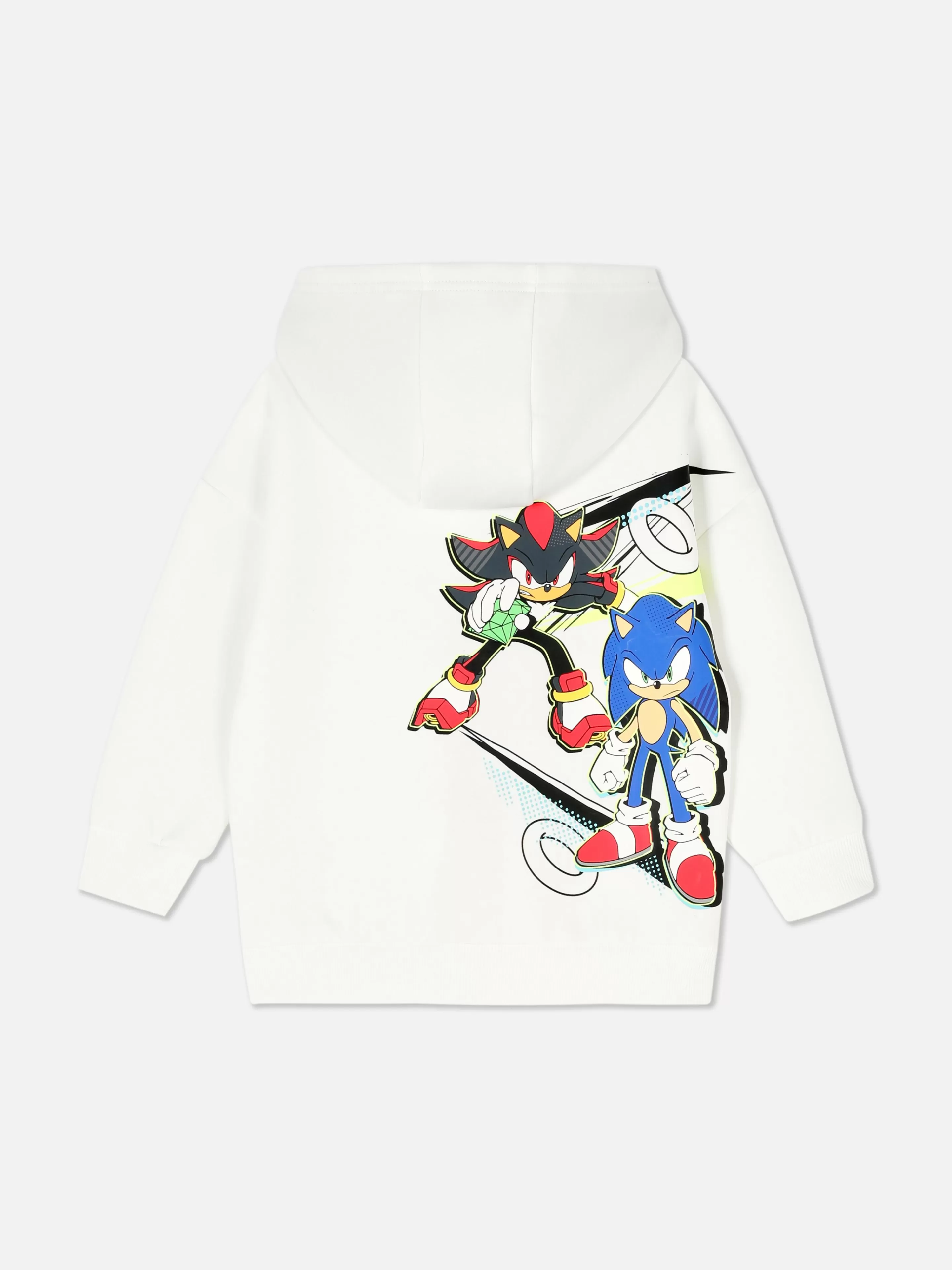 Primark - Felpa Unisex con Cappuccio Zip Sonic The Hedgehog - Disponibile con o senza cappuccio, design casual e pratico