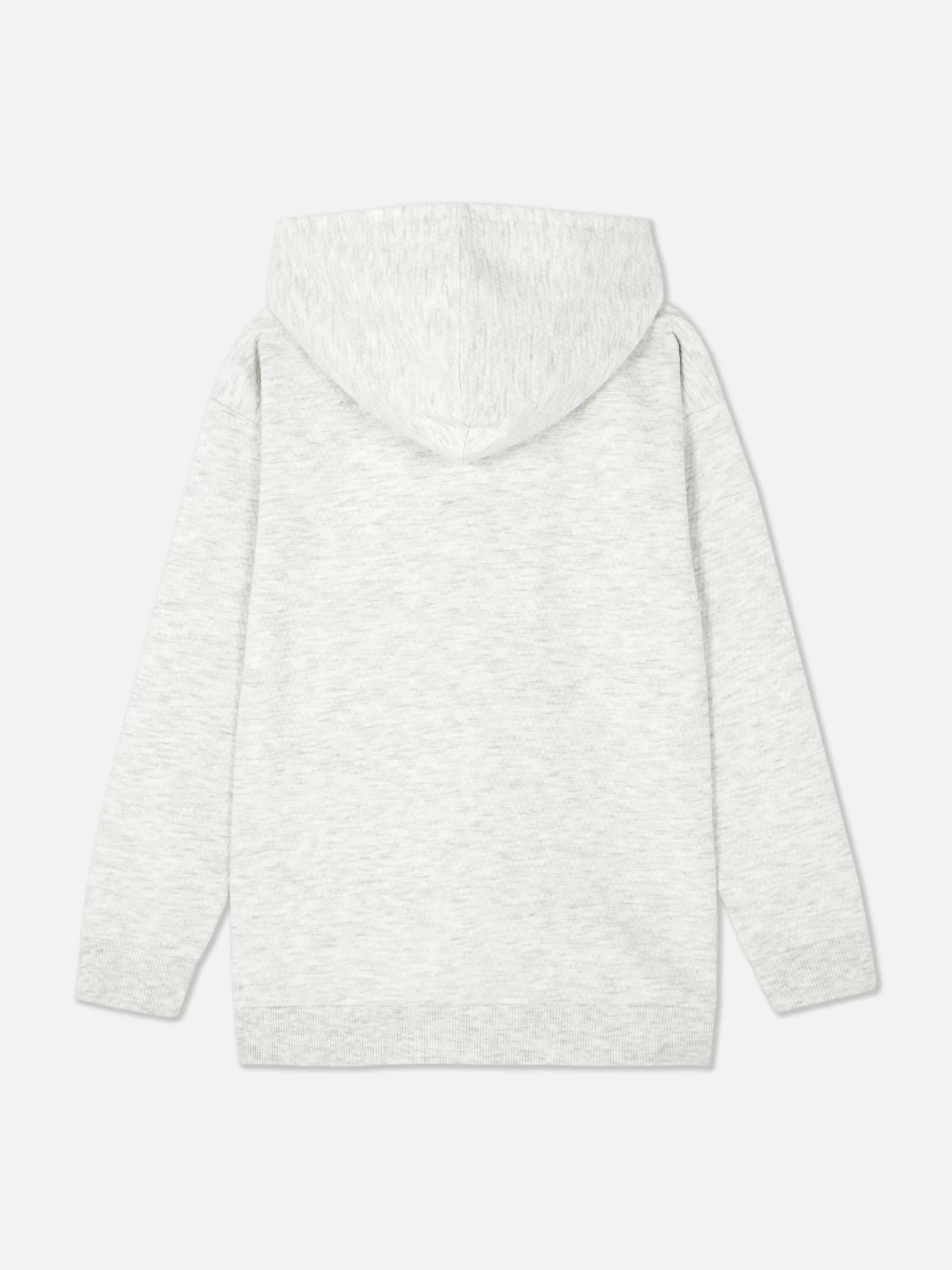 Primark Felpa con Zip a Righe Grigio Scuro - Cappuccio Regolabile per Ragazzi, Tessuto Morbido e Pratico