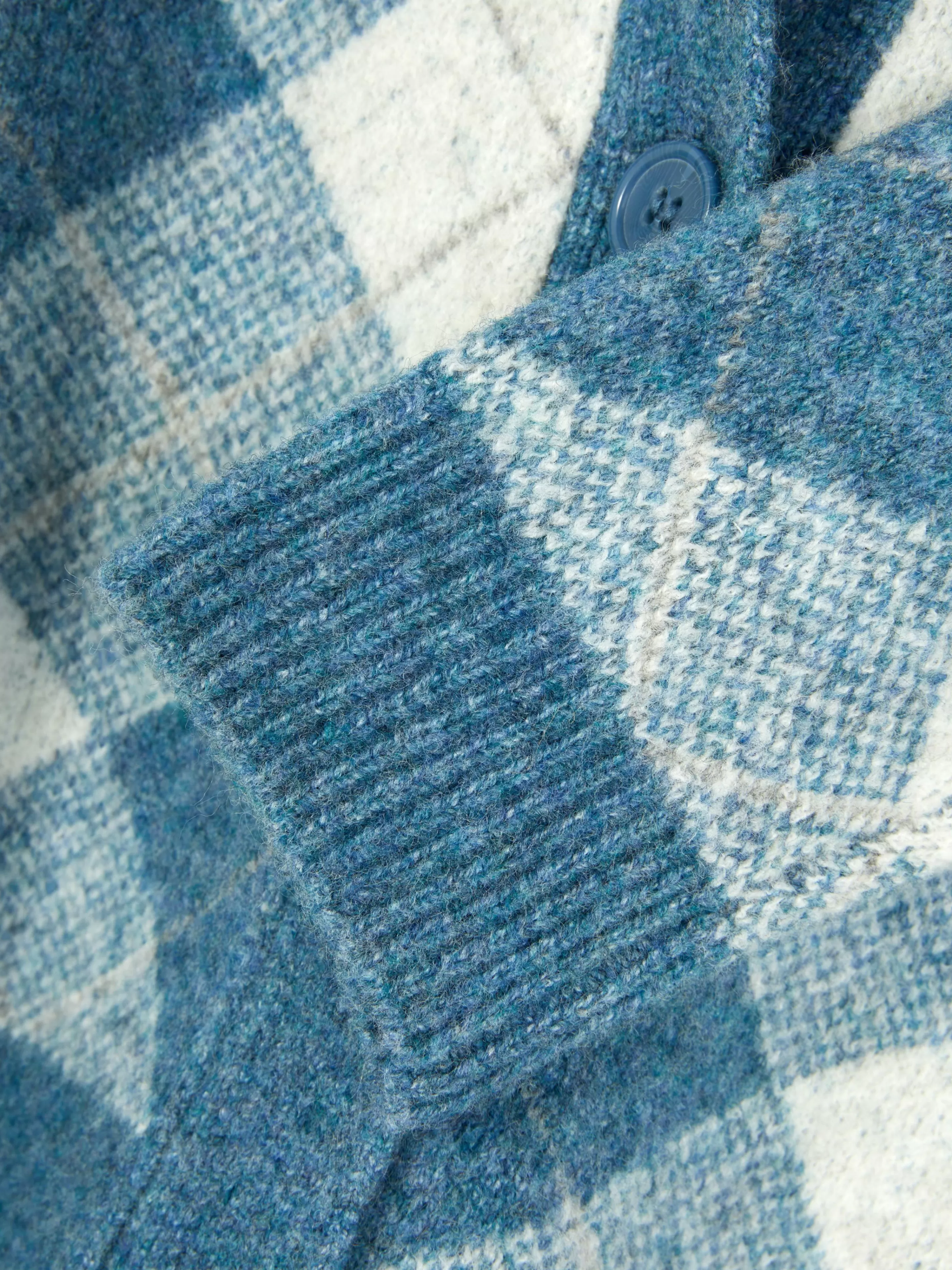 Maglioni e Giacche Invernali Coordinati | Set a Maglia con Motivo Argyle di Rita Ora per Primark | Blu Acciaio