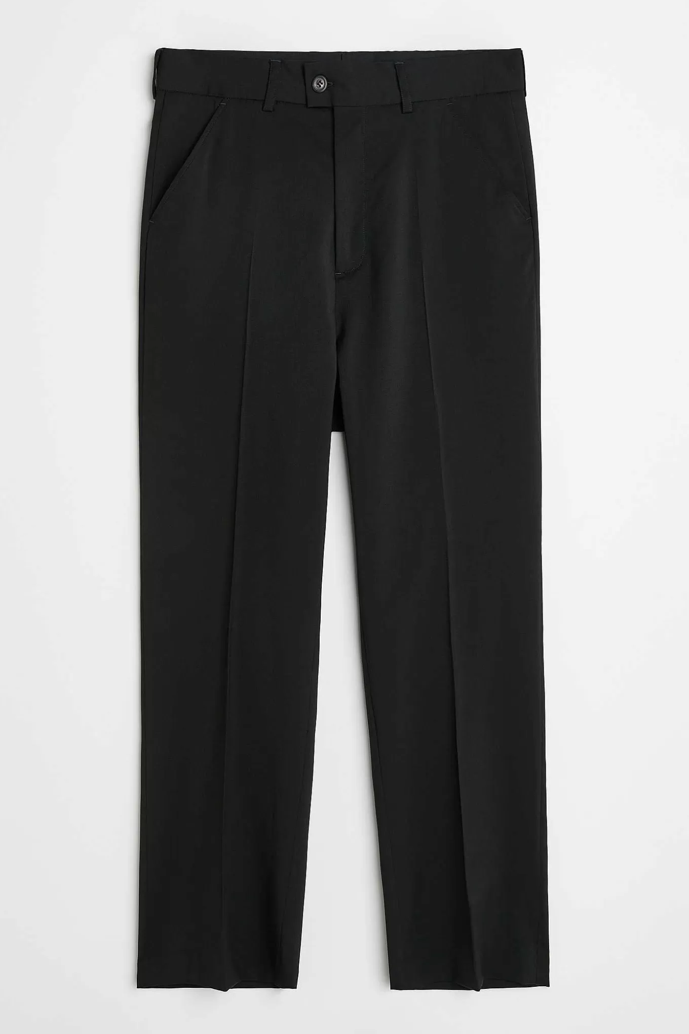 Legacy Pantaloni Chino Classici - Nero Intenso in Lana Sottile Invernale 

Modello 22 con Taglio Moderno e Trama Elegante, Tessuto Professionale per Stagioni Fredde