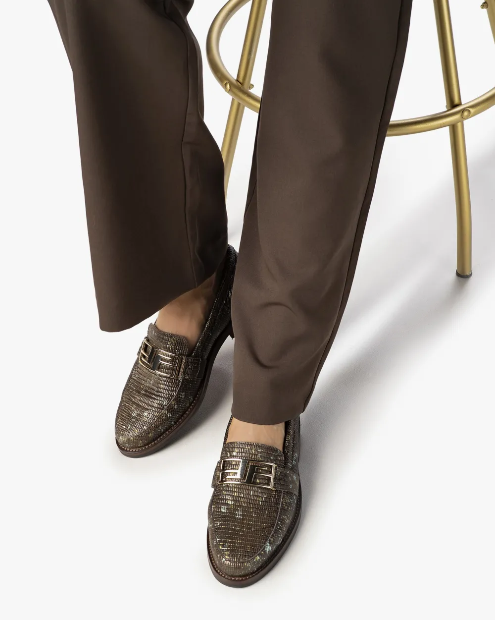 Floris van Bommel Mocassini Cloei - Scarpe Weekend Donna in Pelle Morbida con Suola Cushion