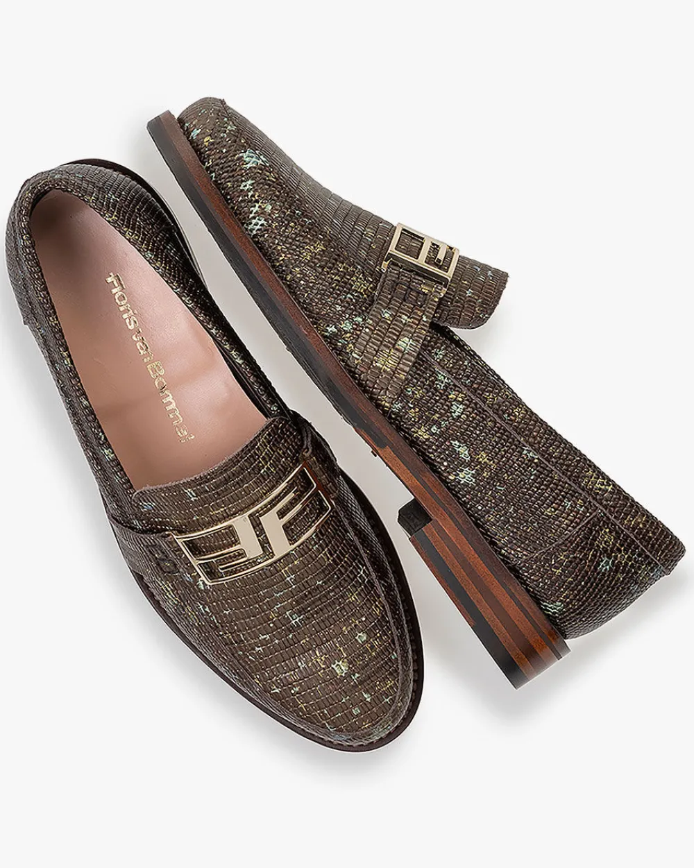 Floris van Bommel Mocassini Cloei - Scarpe Weekend Donna in Pelle Morbida con Suola Cushion