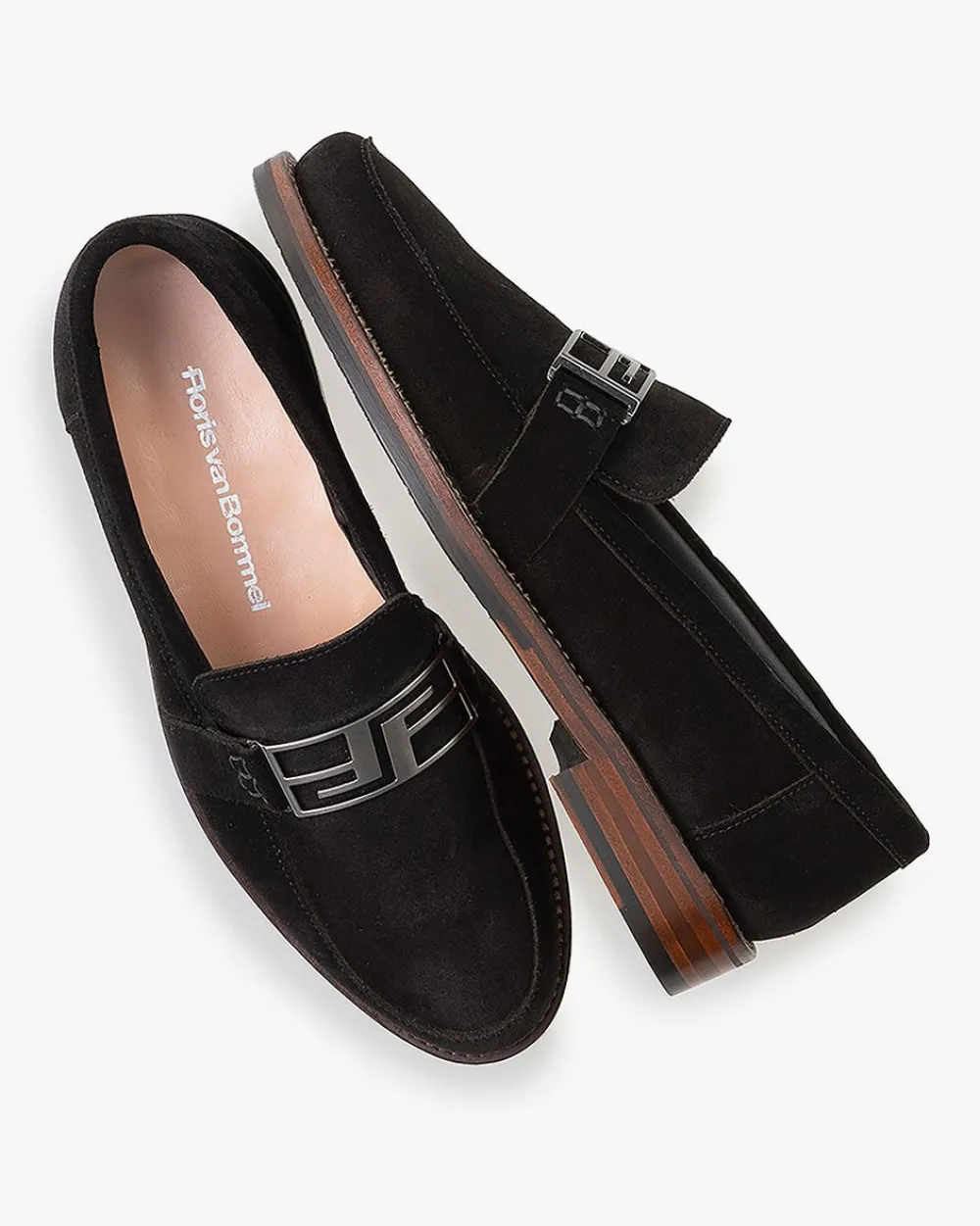 Floris van Bommel Cloei 02 - Mocassini Invernali Donna con Pelliccia Interna | Stivaletti Eleganti per Neve e Freddo

（：，