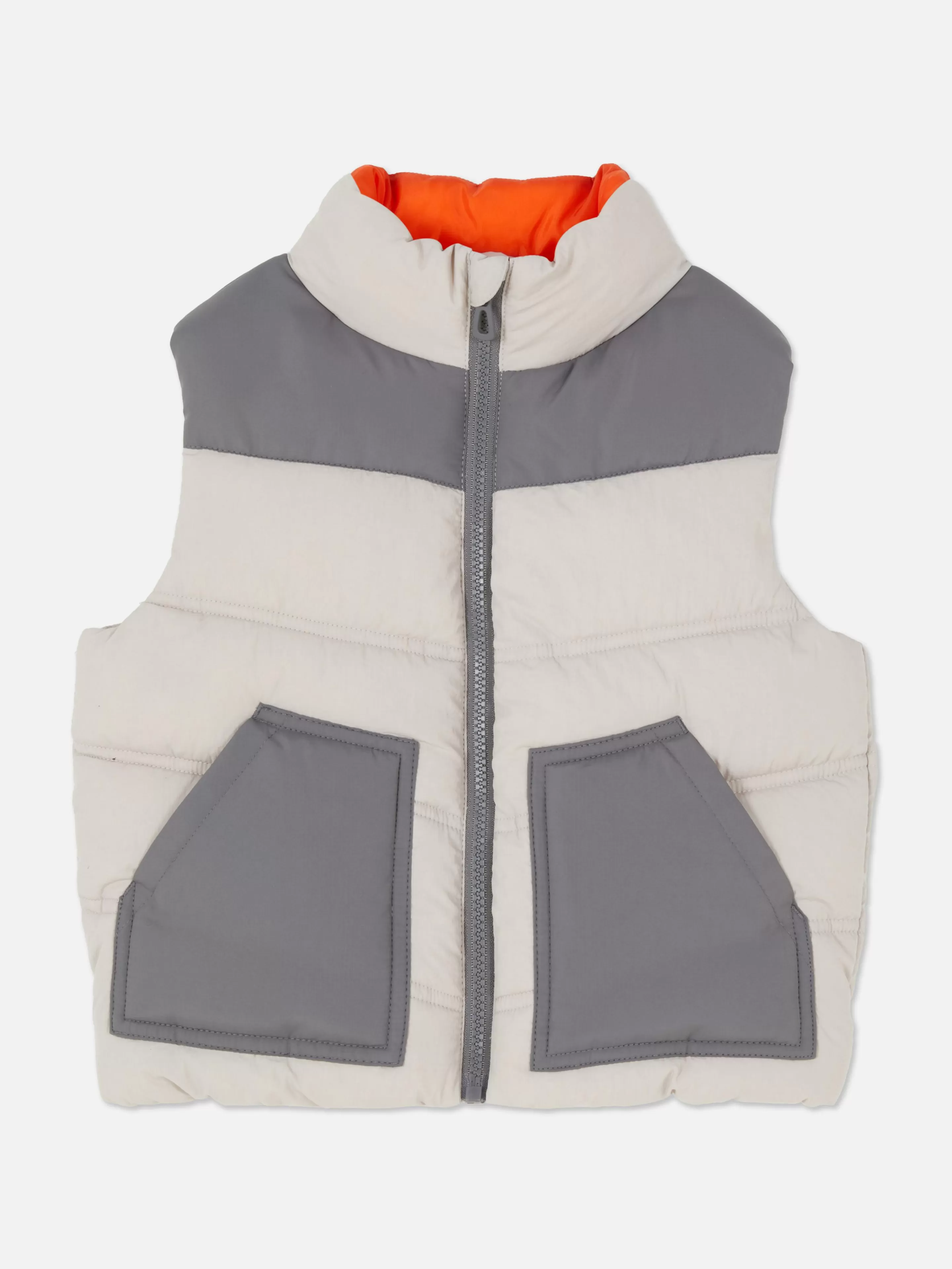 Gilet in Tinta Unita Grigio - Giacche e Maglioni Casual Primark
