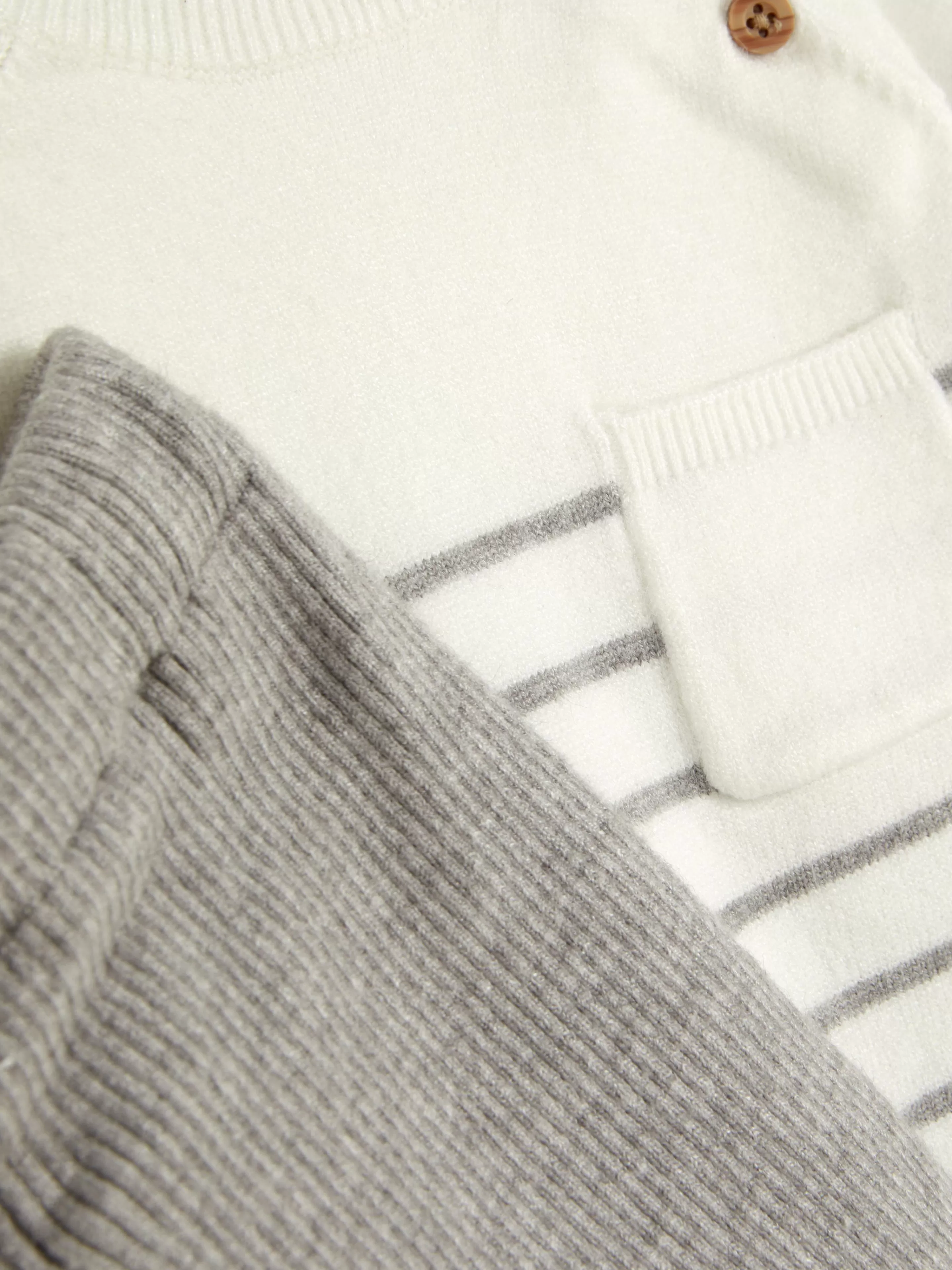 Primark | Completo Coordinato Maglione & Leggings a Righe - Grigio Marmo, Comfort e Stile Senza Tempo