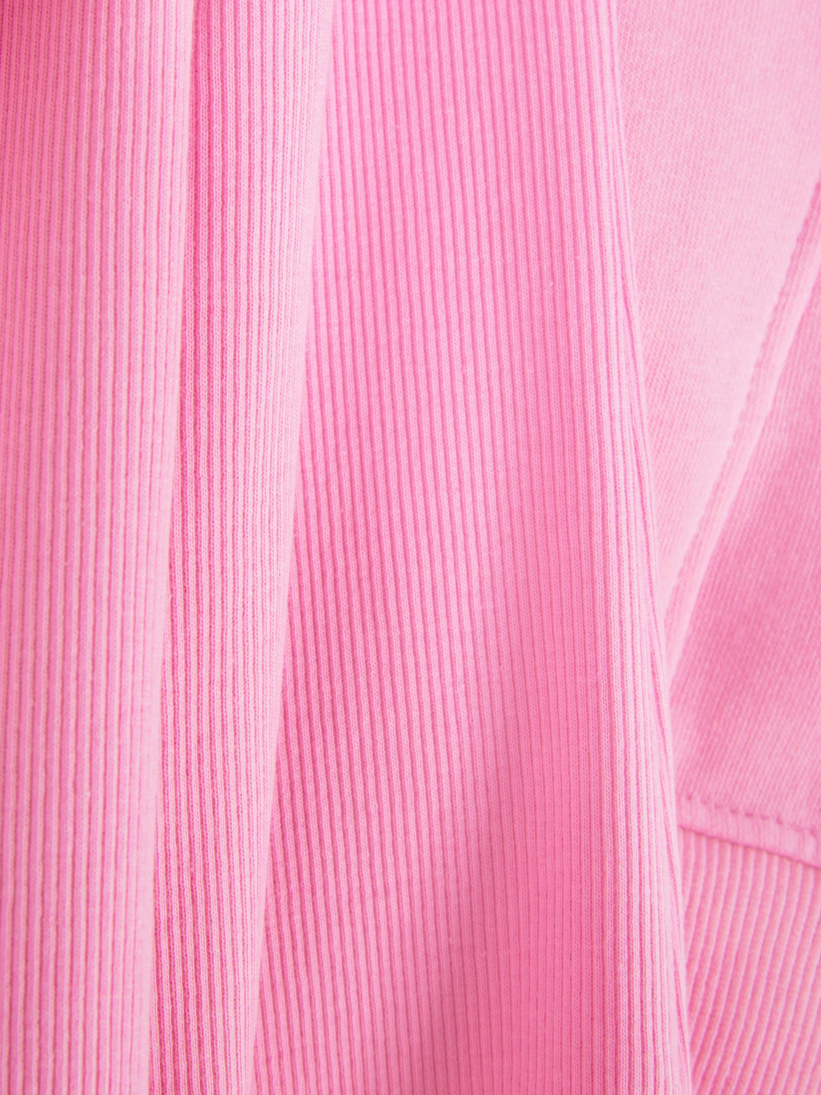 Primark Completo Coordinato Primavera: Maglione Morbido con Legging Svasato Rosa Chiaro