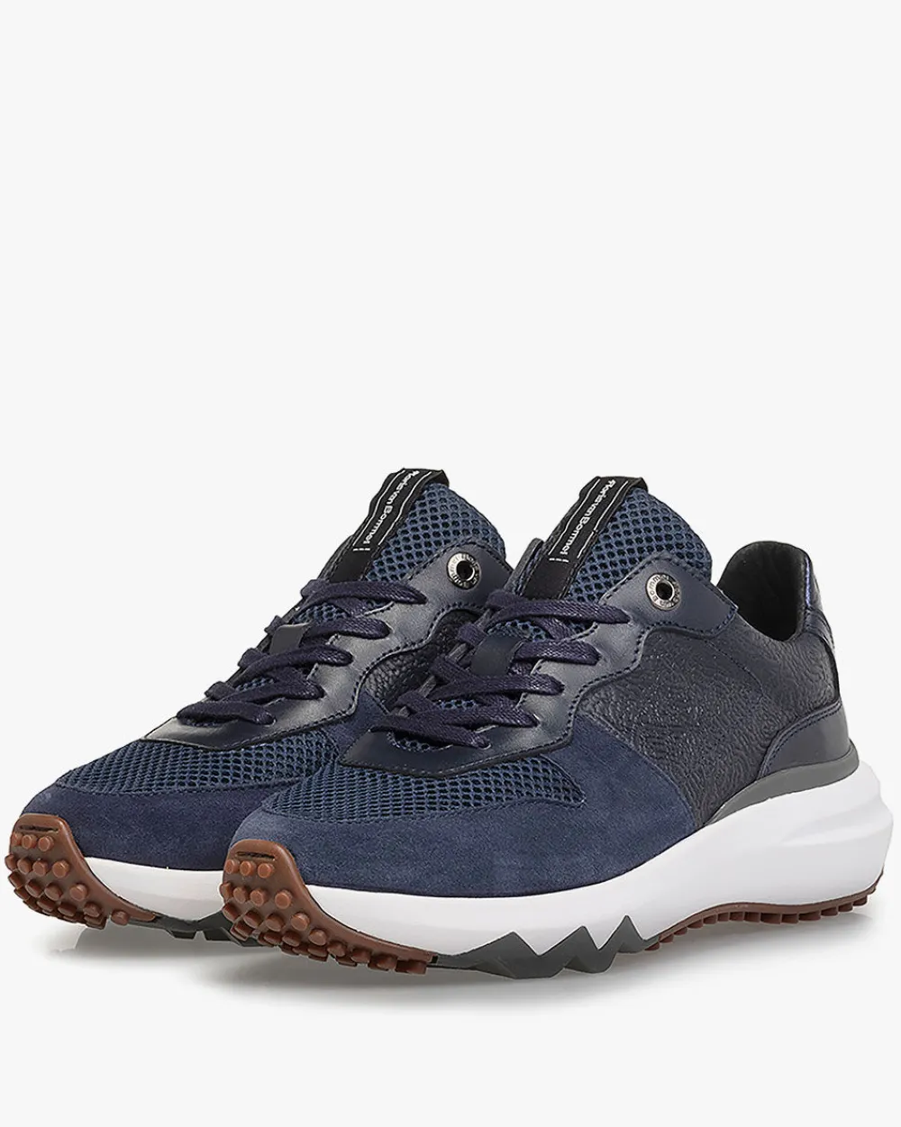 Scarpe Sportive Eleganti Floris van Bommel Curvi Mod. 03.02 - Sneakers Donna con Design Curvo, Comode e Stilose per Look Casual e Moderno