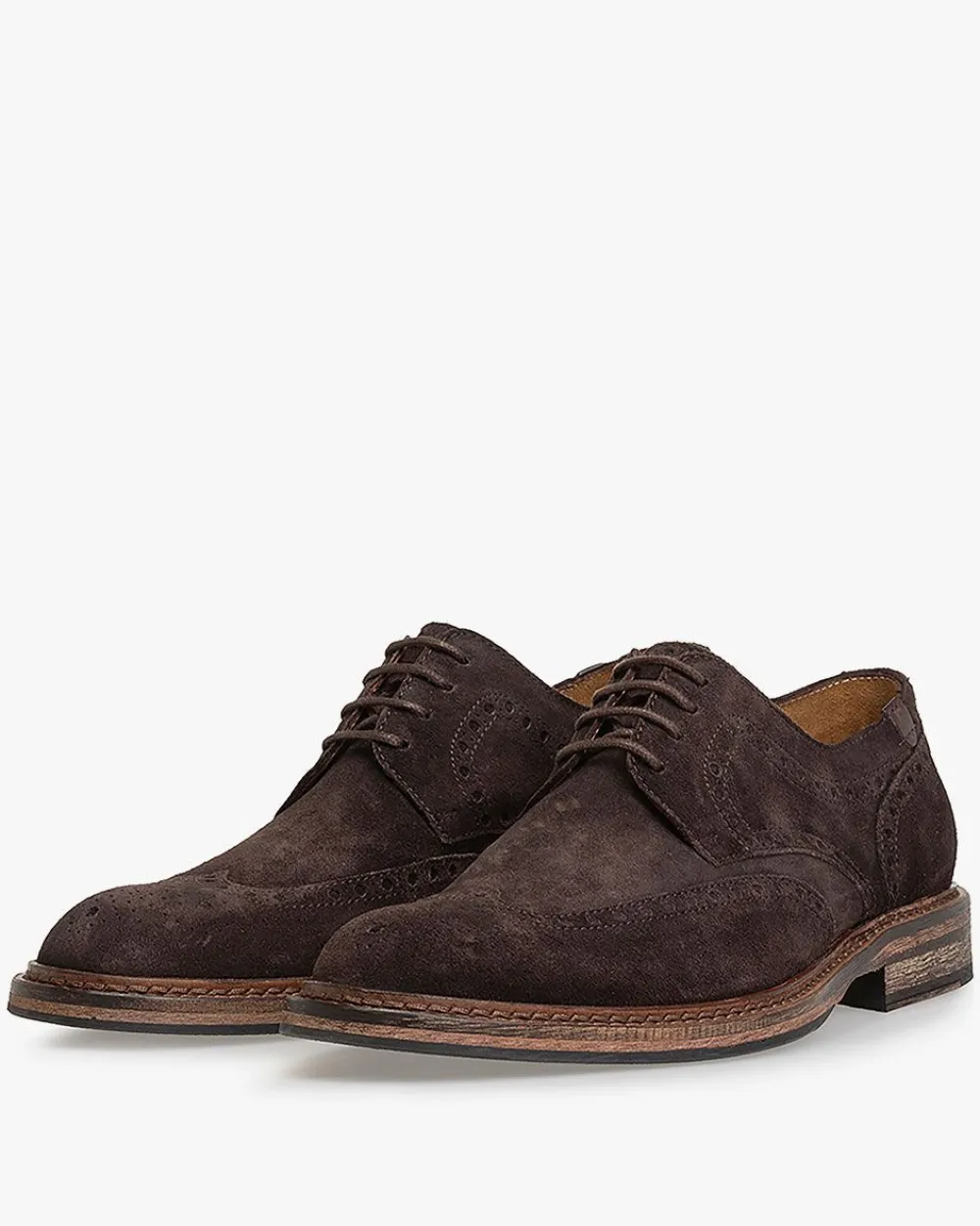 Stivaletti Eleganti Uomo Floris van Bommel De Moker Modello 03 - Scarpe Stringate Brogue Classiche