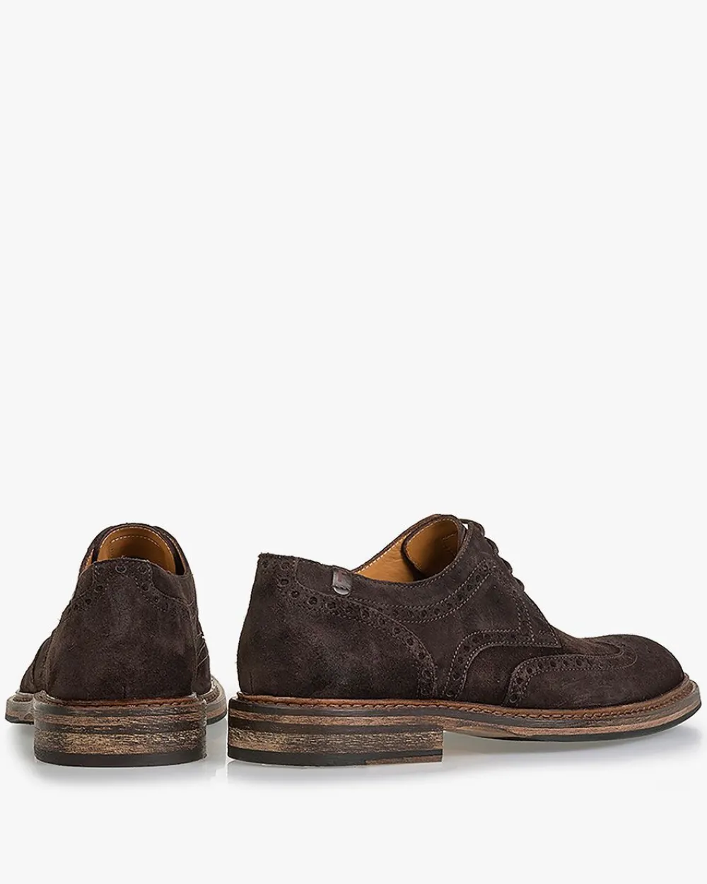 Stivaletti Eleganti Uomo Floris van Bommel De Moker Modello 03 - Scarpe Stringate Brogue Classiche