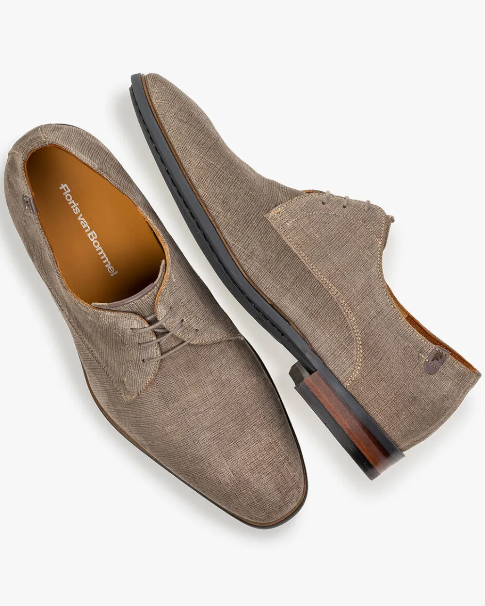 Floris van Bommel L'Intelligente - Scarpe con Lacci Uomo Mod.04-03, Design Essenziale con Tomaia Morbida e Suola Flessibile per Massima Comodità