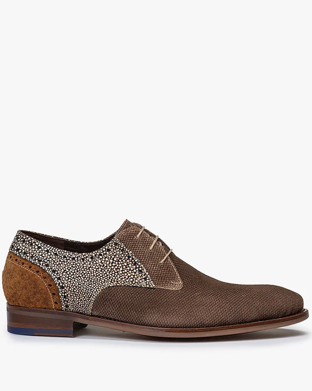 Scarpe eleganti con lacci Floris van Bommel - Mod. De Stapper 39 in pelle morbida per uomo, taglia 14 EU