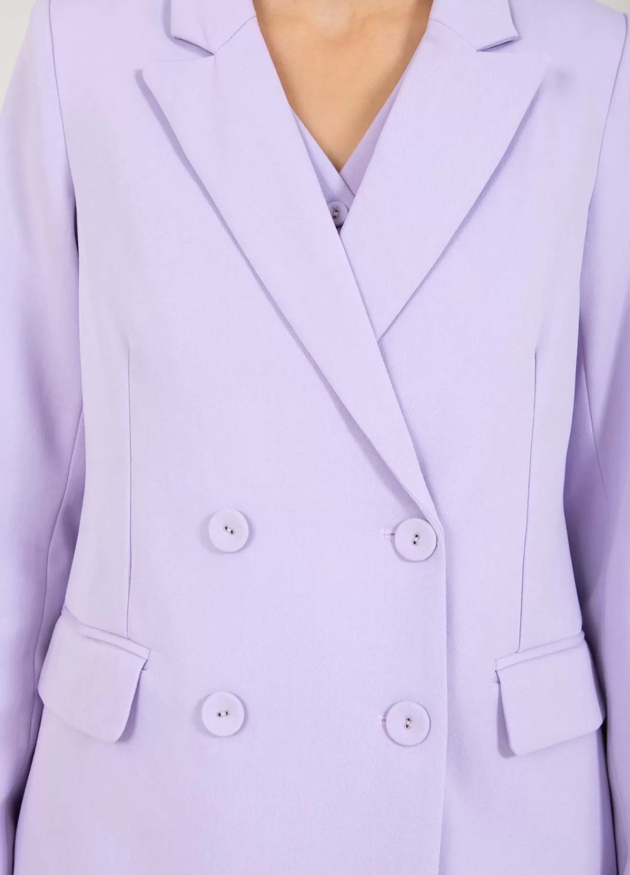 Giacca Doppiopetto Donna Elegante Coster di Copenhagen - Tessuto Premiato, Doppia Fila di Bottoni, Linea Classica per Autunno-Inverno 2023
