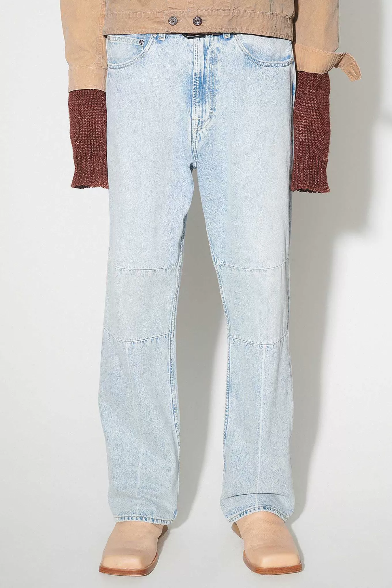 Jeans Our Legacy - Taglio Allungato Terza Proporzione con Effetto Sbiadito Naturale
